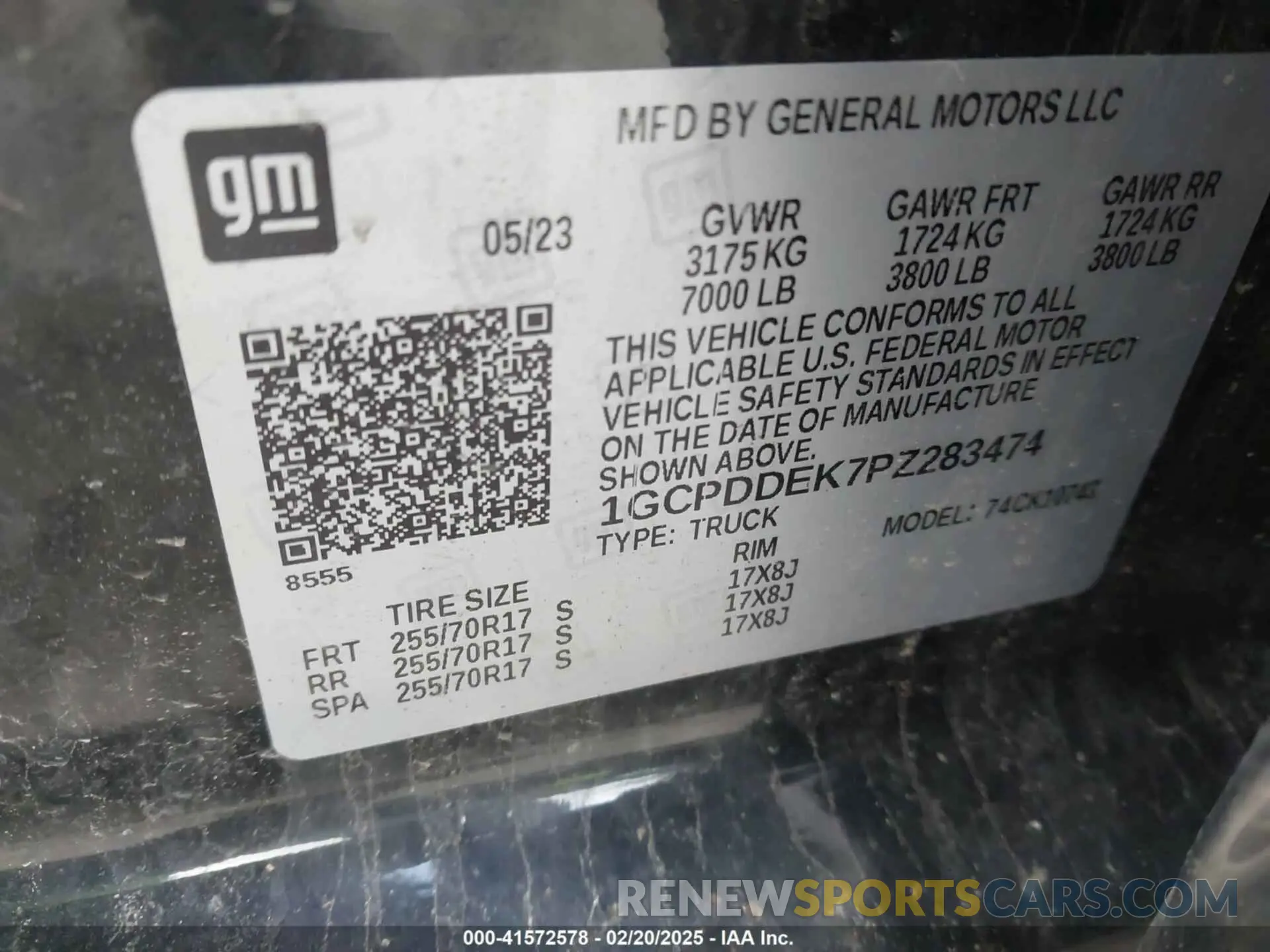 9 Photograph of a damaged car 1GCPDDEK7PZ283474 CHEVROLET SILVERADO 1500 2023