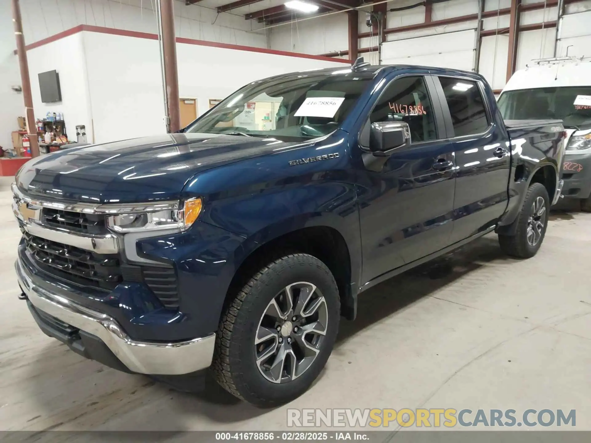 2 Photograph of a damaged car 1GCPDKEK3PZ204340 CHEVROLET SILVERADO 1500 2023