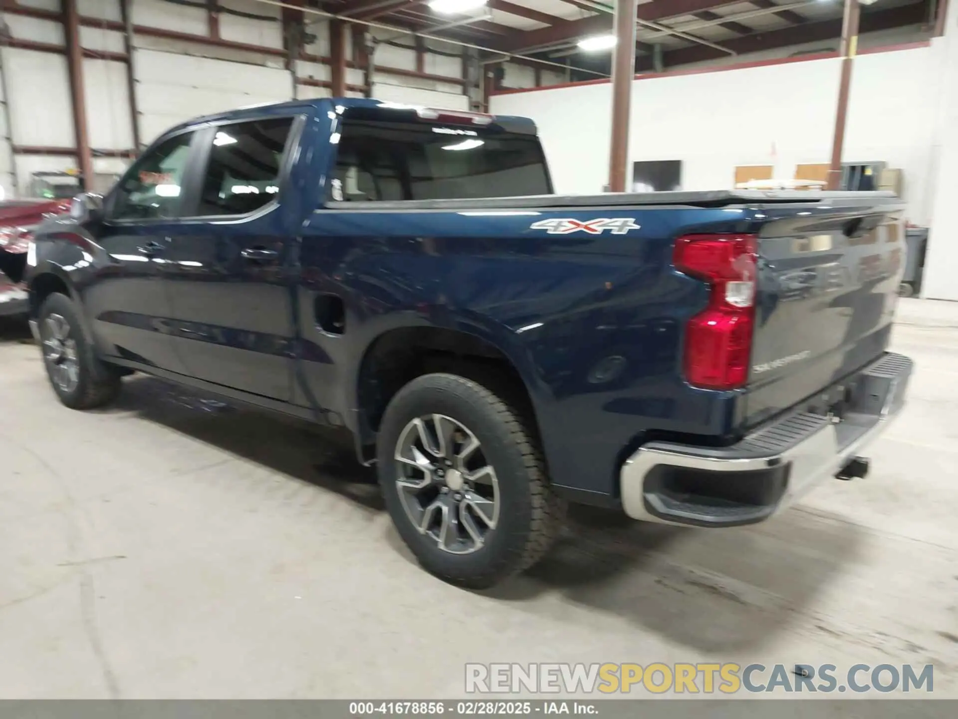 3 Photograph of a damaged car 1GCPDKEK3PZ204340 CHEVROLET SILVERADO 1500 2023