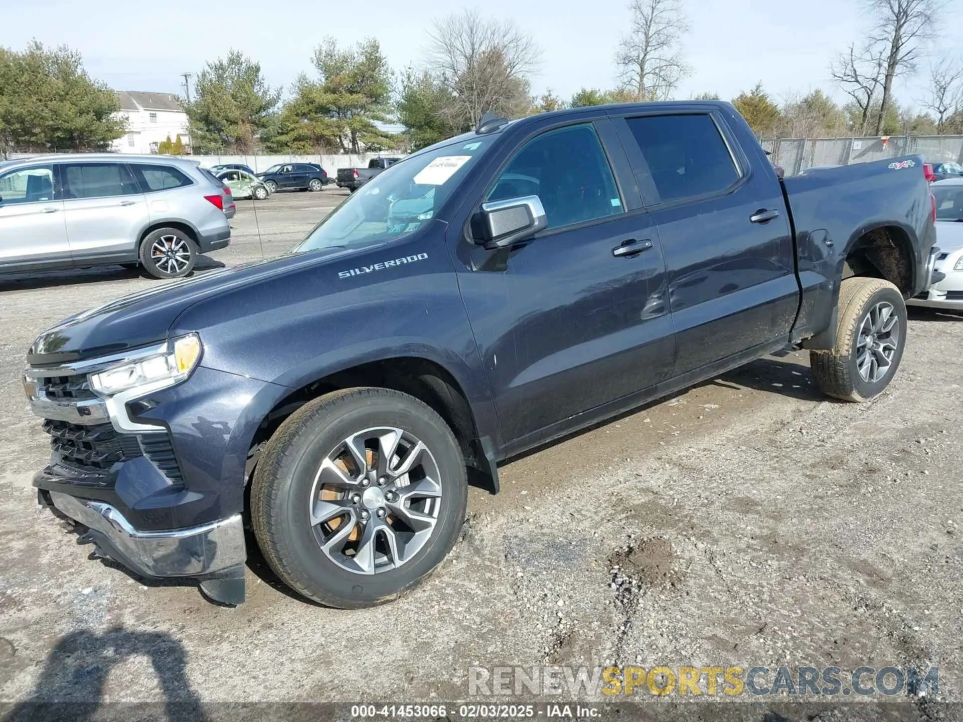 2 Photograph of a damaged car 1GCPDKEK5PZ172023 CHEVROLET SILVERADO 1500 2023