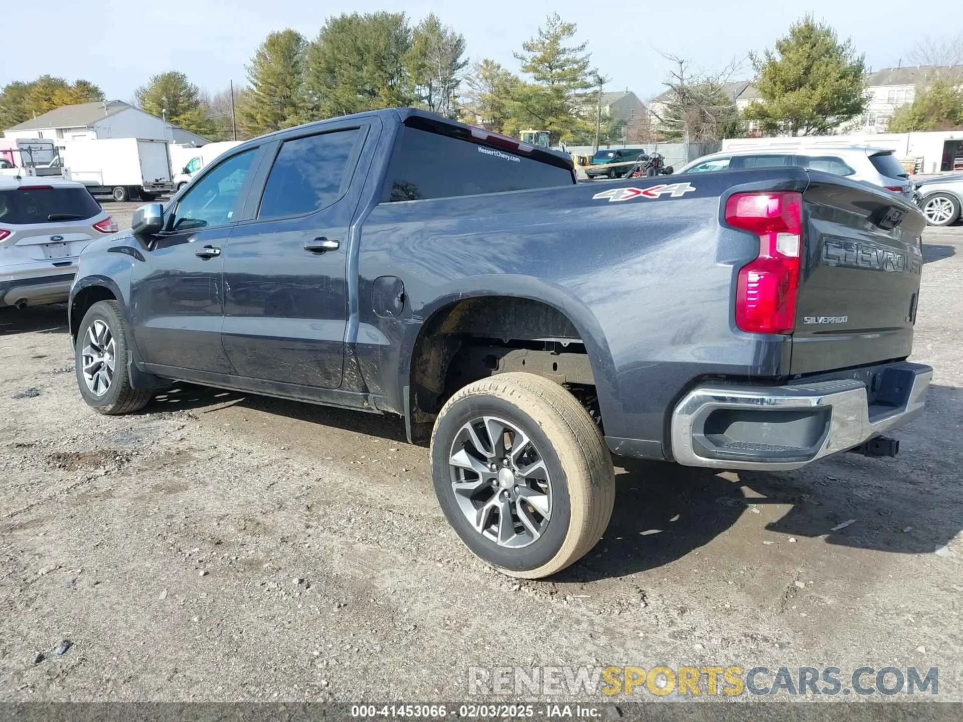 3 Photograph of a damaged car 1GCPDKEK5PZ172023 CHEVROLET SILVERADO 1500 2023