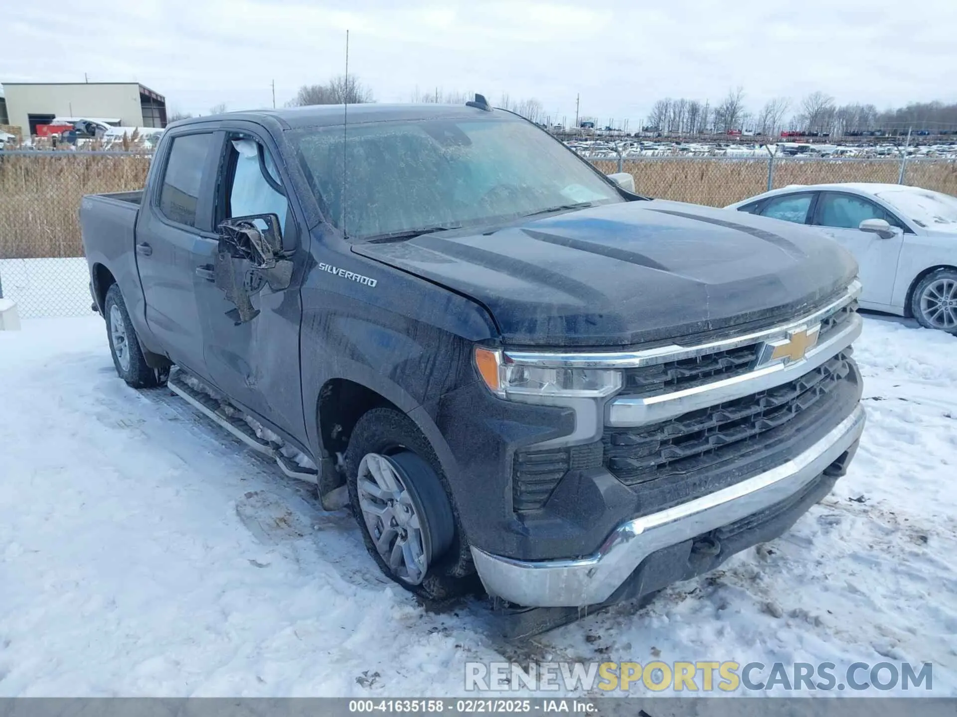 1 Photograph of a damaged car 1GCPDKEK5PZ191350 CHEVROLET SILVERADO 1500 2023