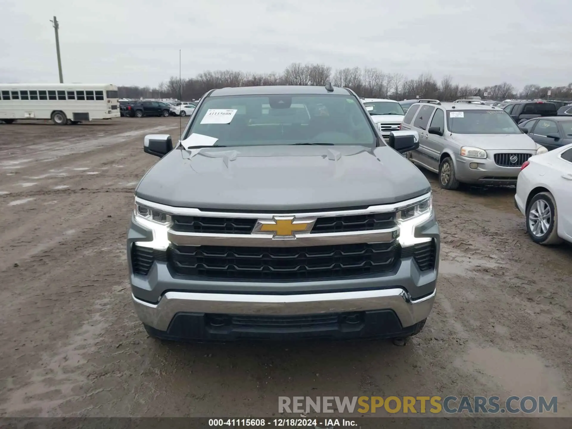 12 Photograph of a damaged car 1GCPDKEK6PZ181359 CHEVROLET SILVERADO 1500 2023