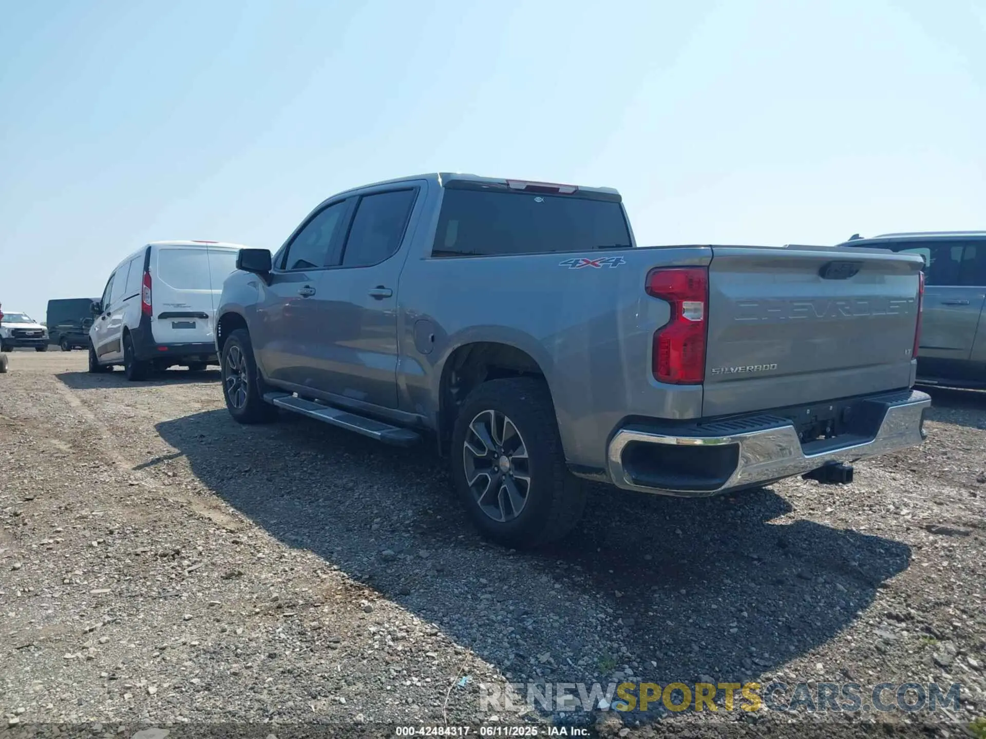 3 Photograph of a damaged car 1GCPDKEKXPZ154455 CHEVROLET SILVERADO 1500 2023