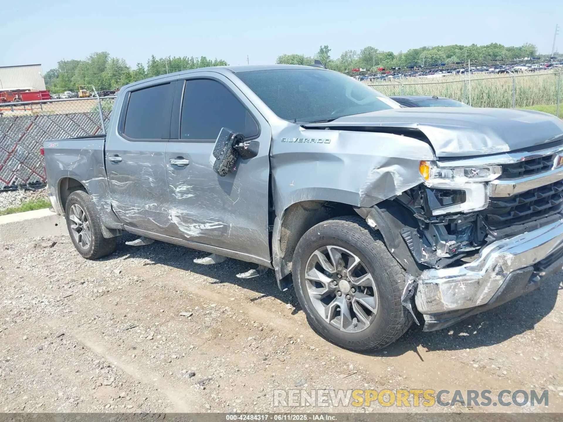 6 Photograph of a damaged car 1GCPDKEKXPZ154455 CHEVROLET SILVERADO 1500 2023