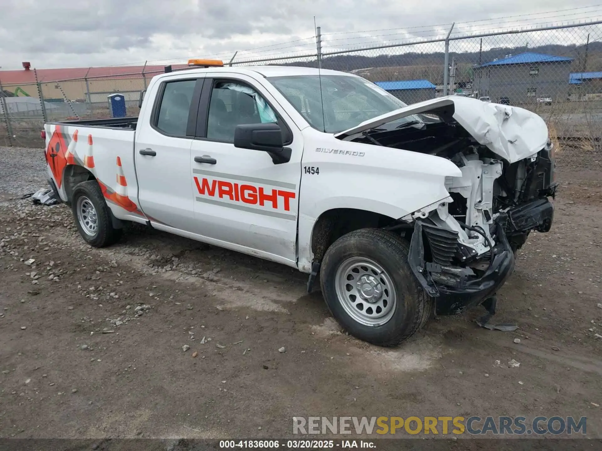 1 Photograph of a damaged car 1GCRAAEK2PZ120165 CHEVROLET SILVERADO 1500 2023