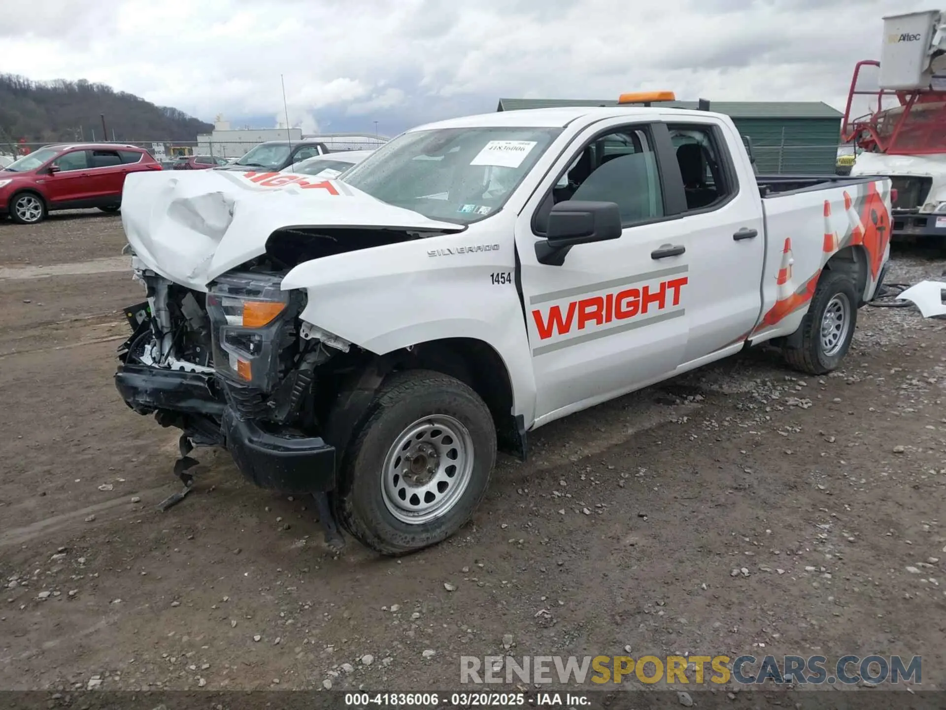 2 Photograph of a damaged car 1GCRAAEK2PZ120165 CHEVROLET SILVERADO 1500 2023
