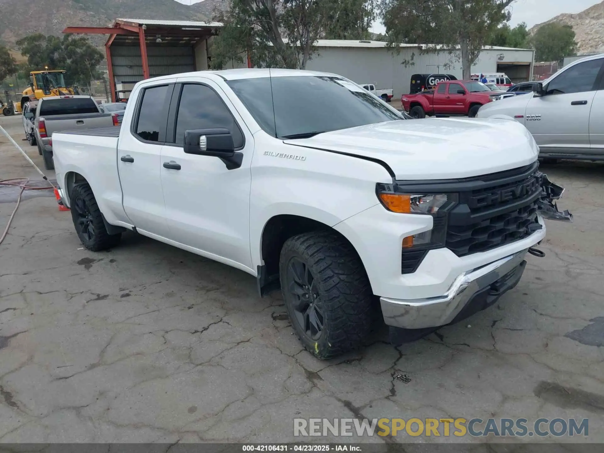 1 Photograph of a damaged car 1GCRAAEK7PZ333001 CHEVROLET SILVERADO 1500 2023