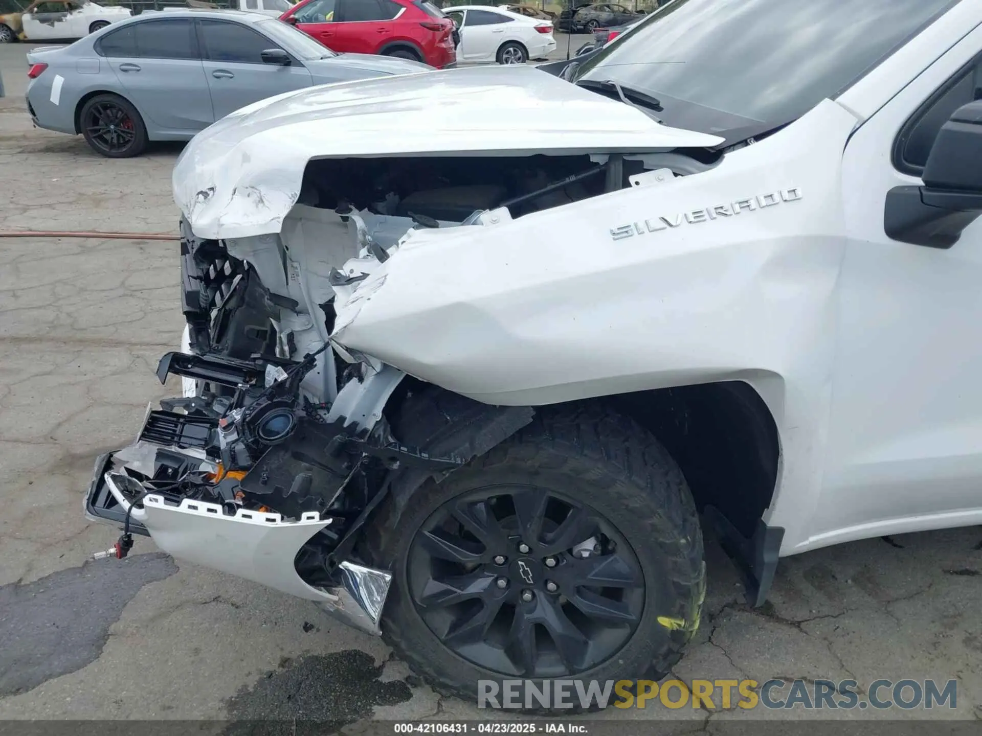 6 Photograph of a damaged car 1GCRAAEK7PZ333001 CHEVROLET SILVERADO 1500 2023