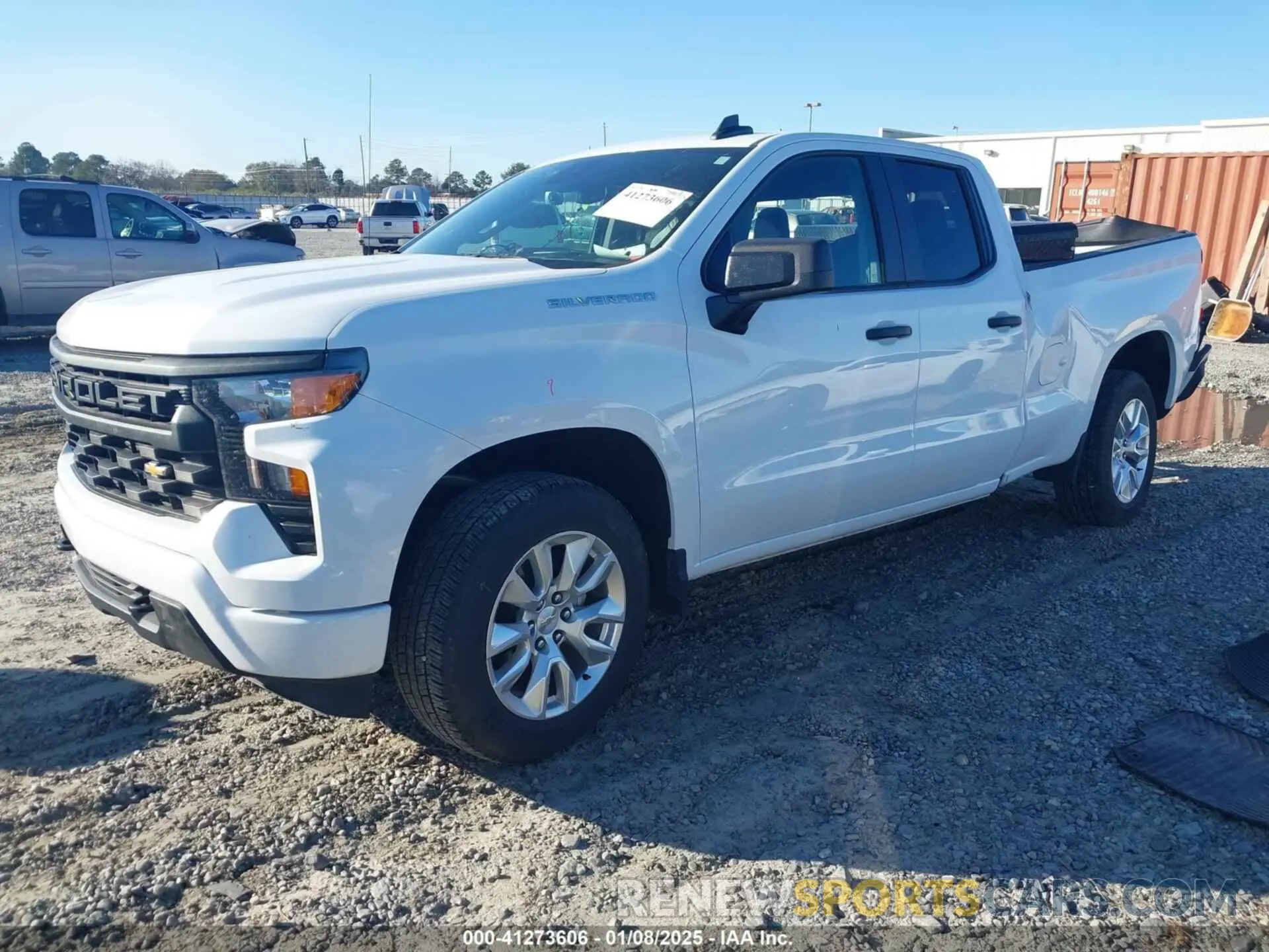 2 Photograph of a damaged car 1GCRABEK7PZ262632 CHEVROLET SILVERADO 1500 2023