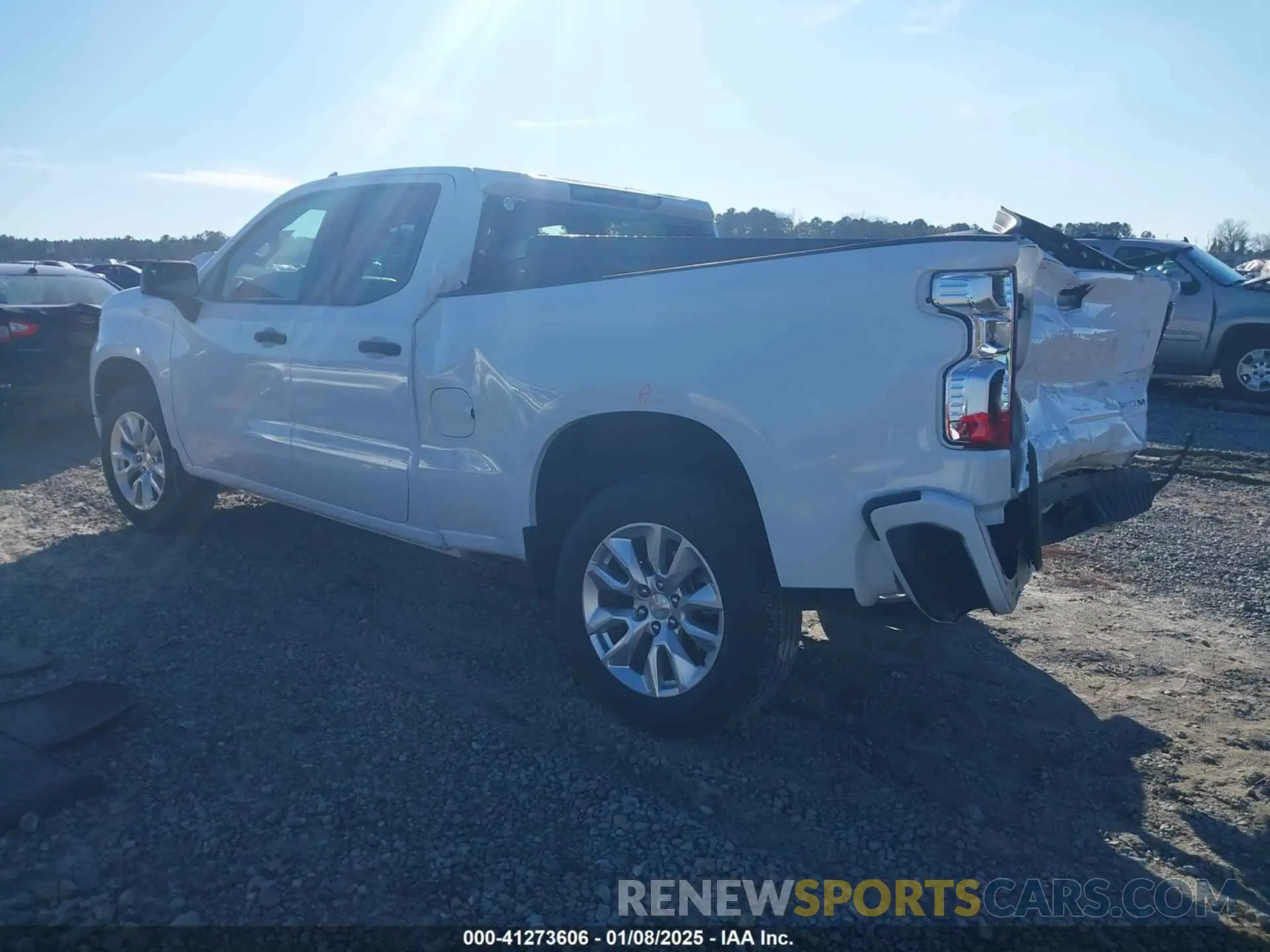 3 Photograph of a damaged car 1GCRABEK7PZ262632 CHEVROLET SILVERADO 1500 2023