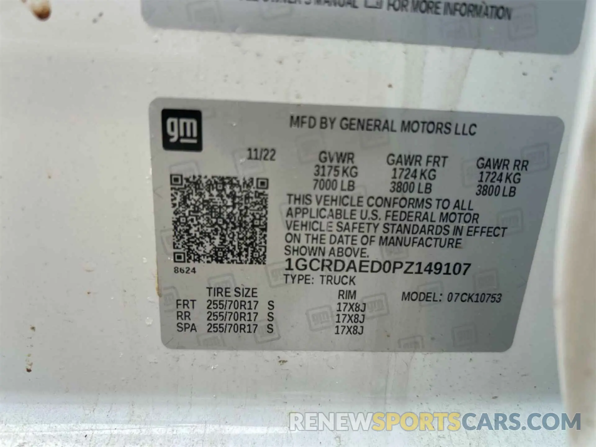 13 Photograph of a damaged car 1GCRDAED0PZ149107 CHEVROLET SILVERADO 1500 2023
