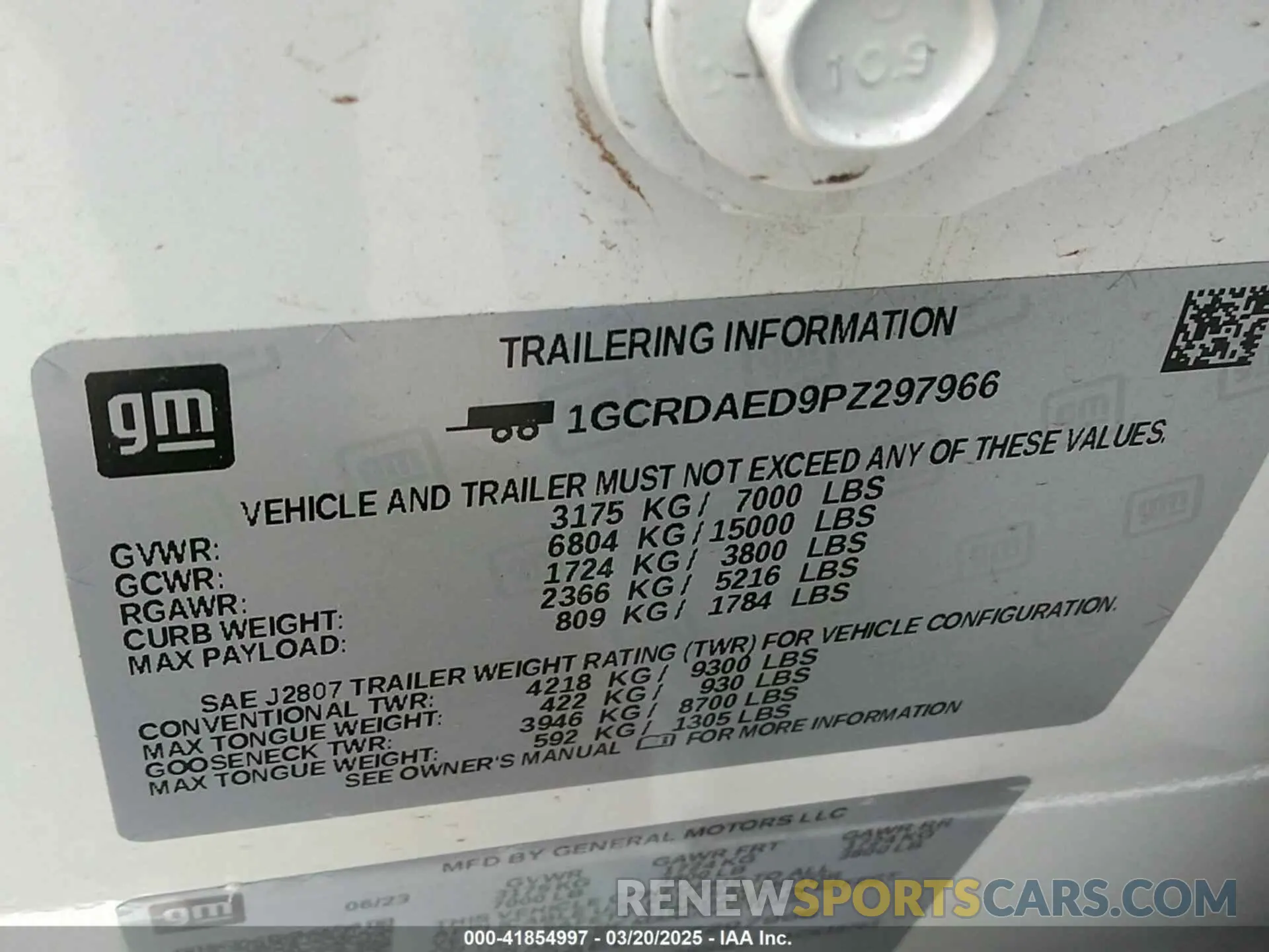 9 Photograph of a damaged car 1GCRDAED9PZ297966 CHEVROLET SILVERADO 1500 2023