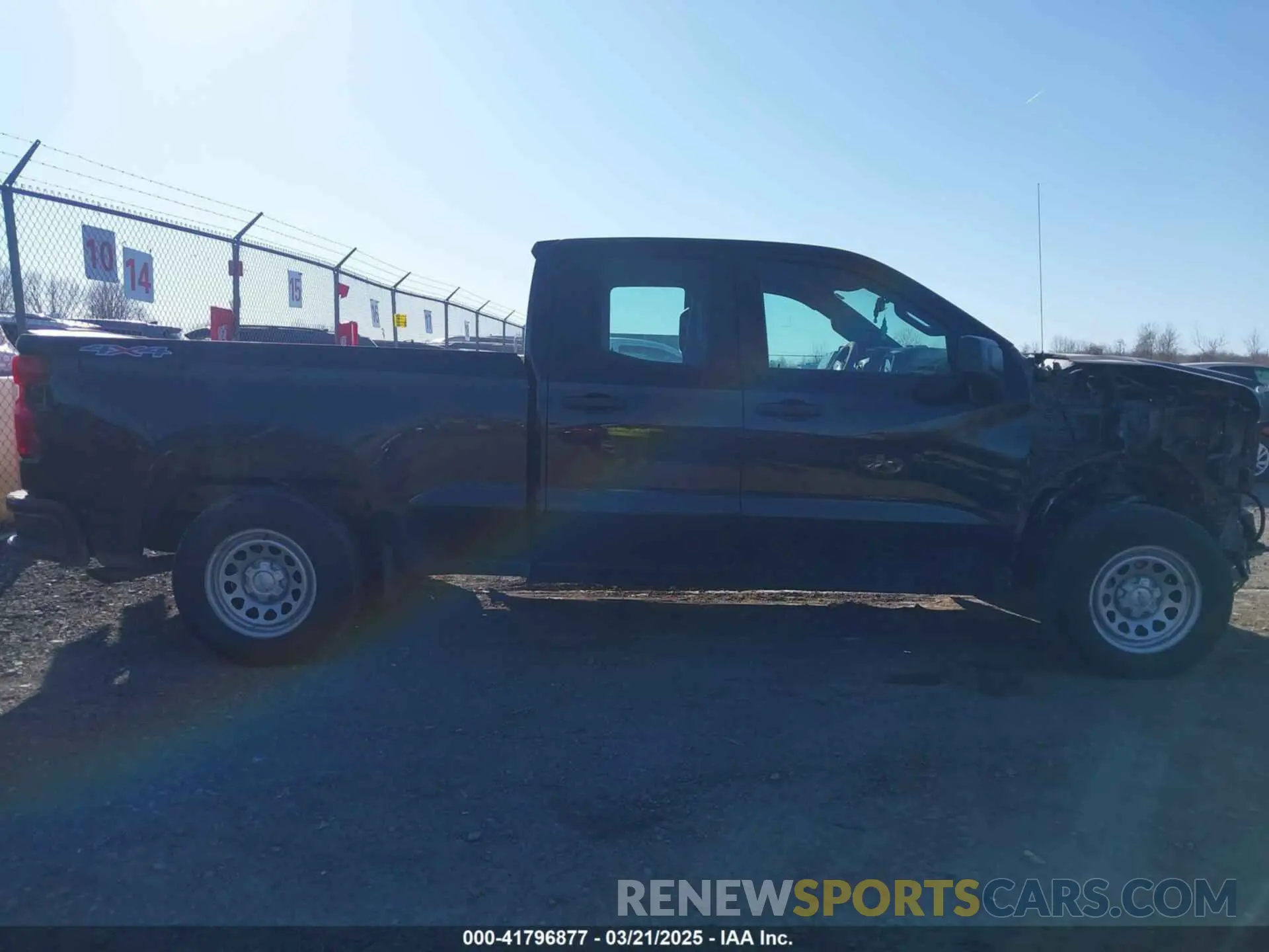 14 Photograph of a damaged car 1GCRDAEK1PZ231054 CHEVROLET SILVERADO 1500 2023