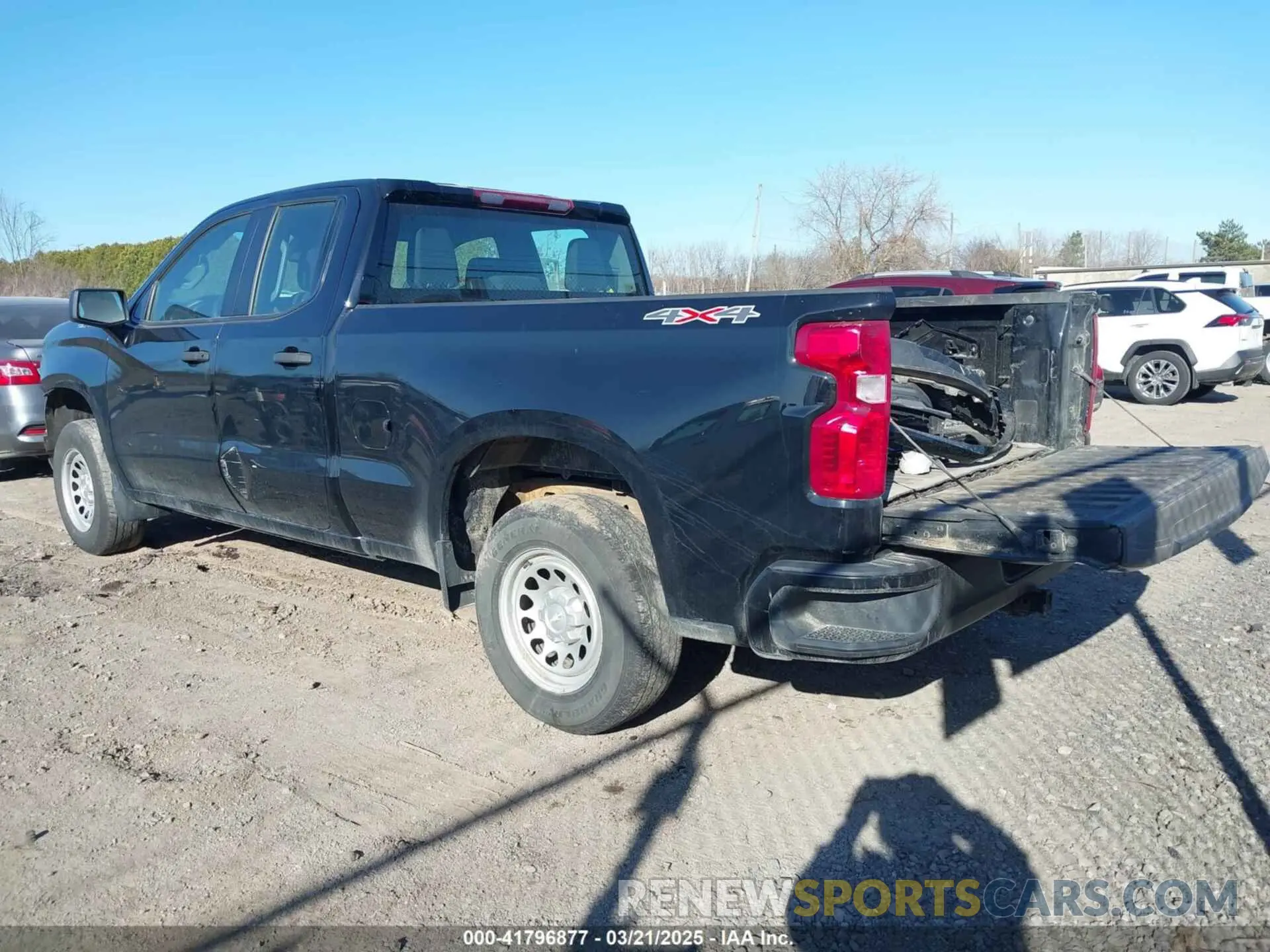 3 Photograph of a damaged car 1GCRDAEK1PZ231054 CHEVROLET SILVERADO 1500 2023