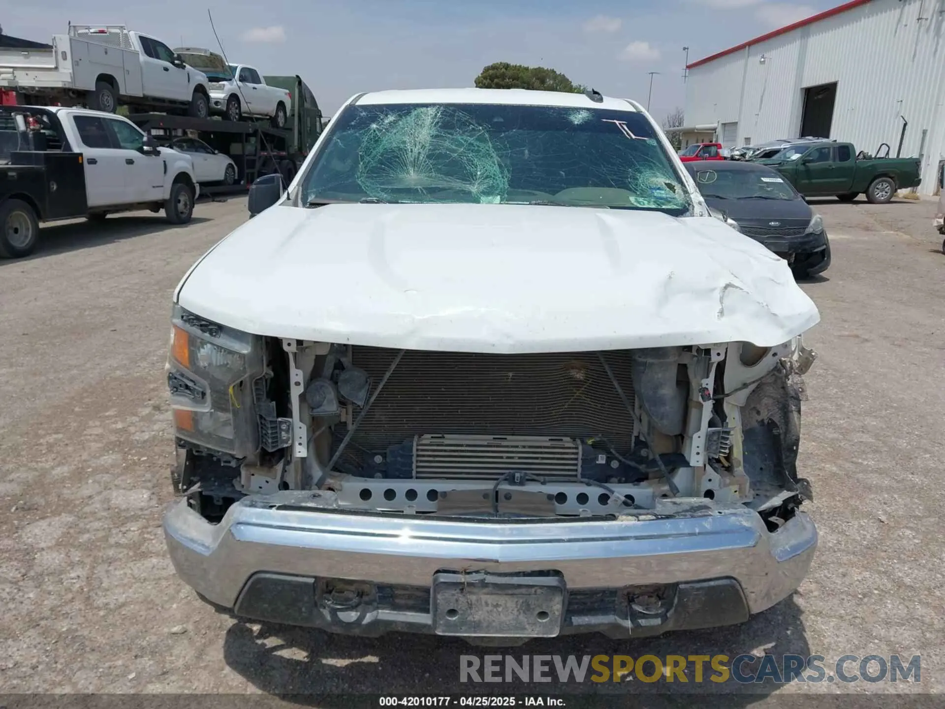 13 Photograph of a damaged car 1GCRDAEK6PZ154228 CHEVROLET SILVERADO 1500 2023