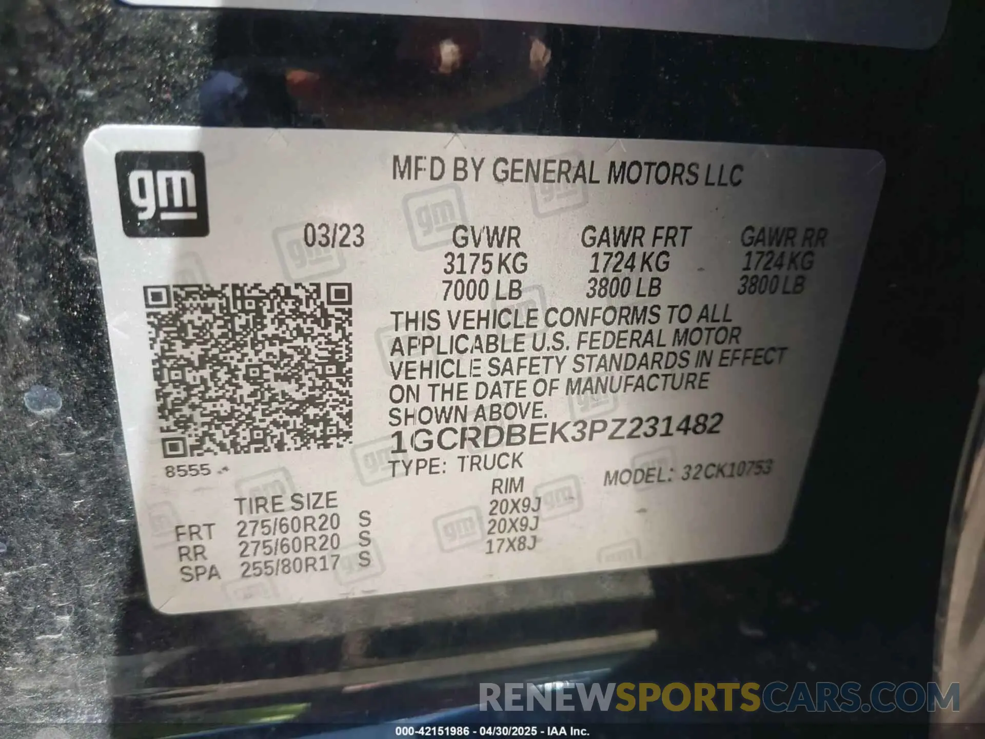 9 Photograph of a damaged car 1GCRDBEK3PZ231482 CHEVROLET SILVERADO 1500 2023