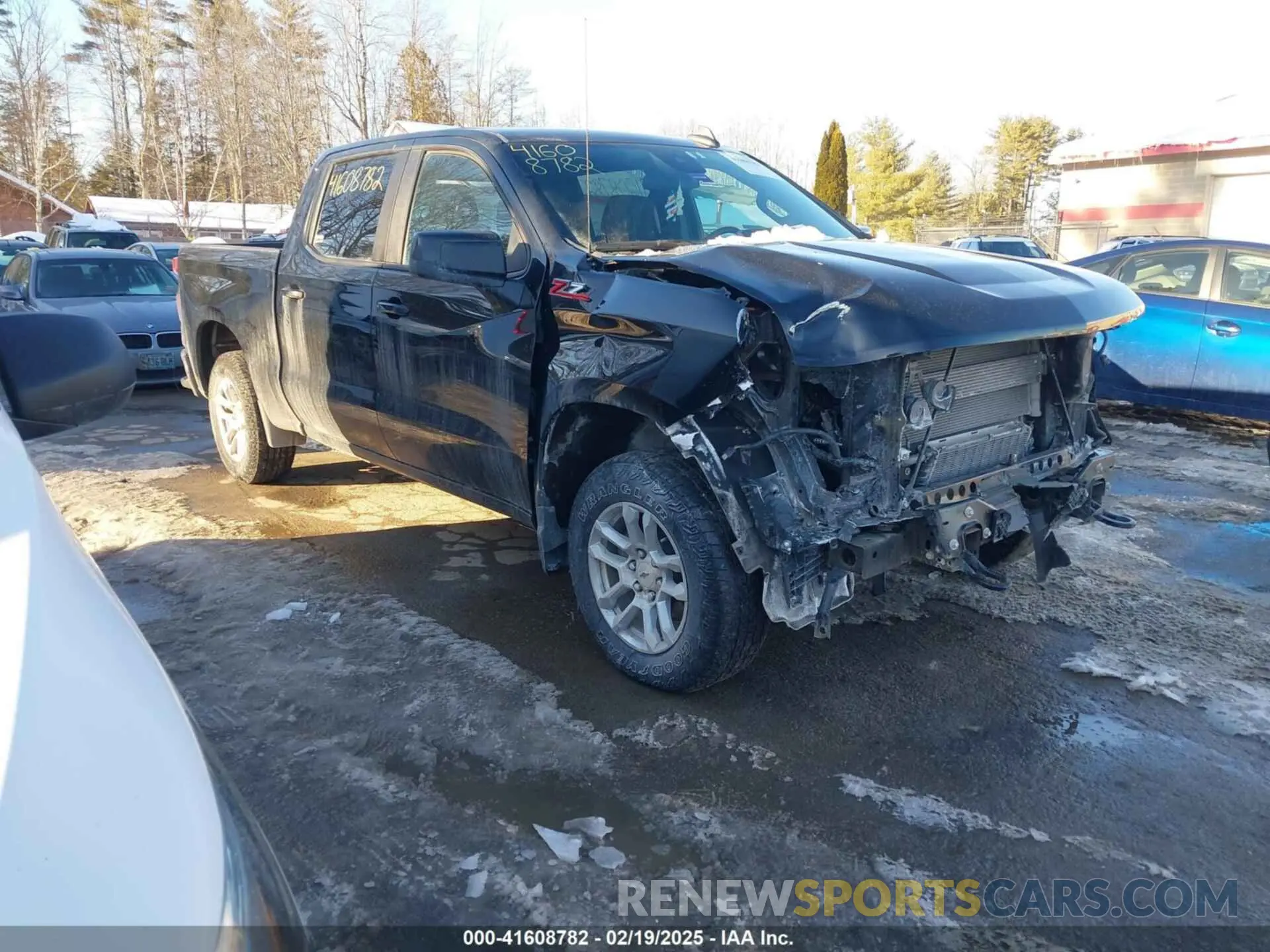 1 Photograph of a damaged car 1GCUDEE81PZ123622 CHEVROLET SILVERADO 1500 2023