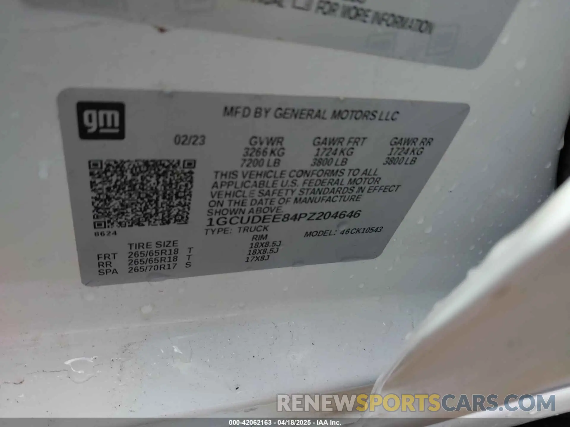 9 Photograph of a damaged car 1GCUDEE84PZ204646 CHEVROLET SILVERADO 1500 2023