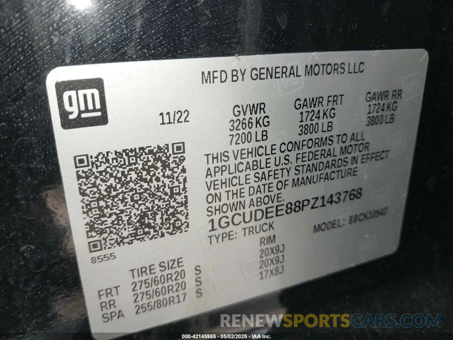9 Photograph of a damaged car 1GCUDEE88PZ143768 CHEVROLET SILVERADO 1500 2023