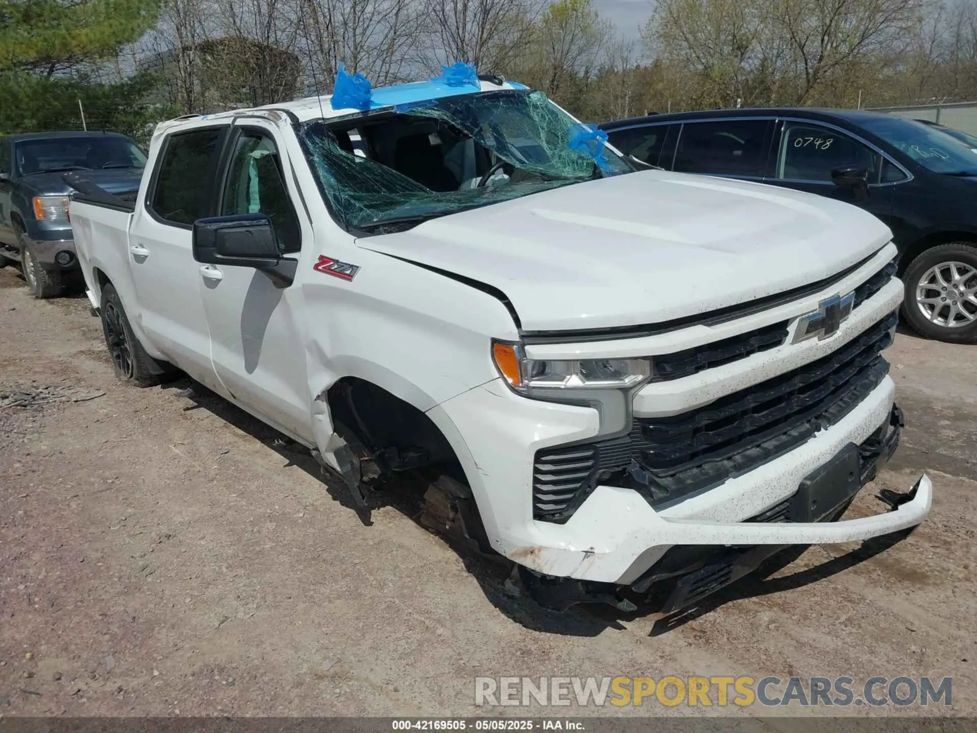 1 Photograph of a damaged car 1GCUDEED4PZ126267 CHEVROLET SILVERADO 1500 2023