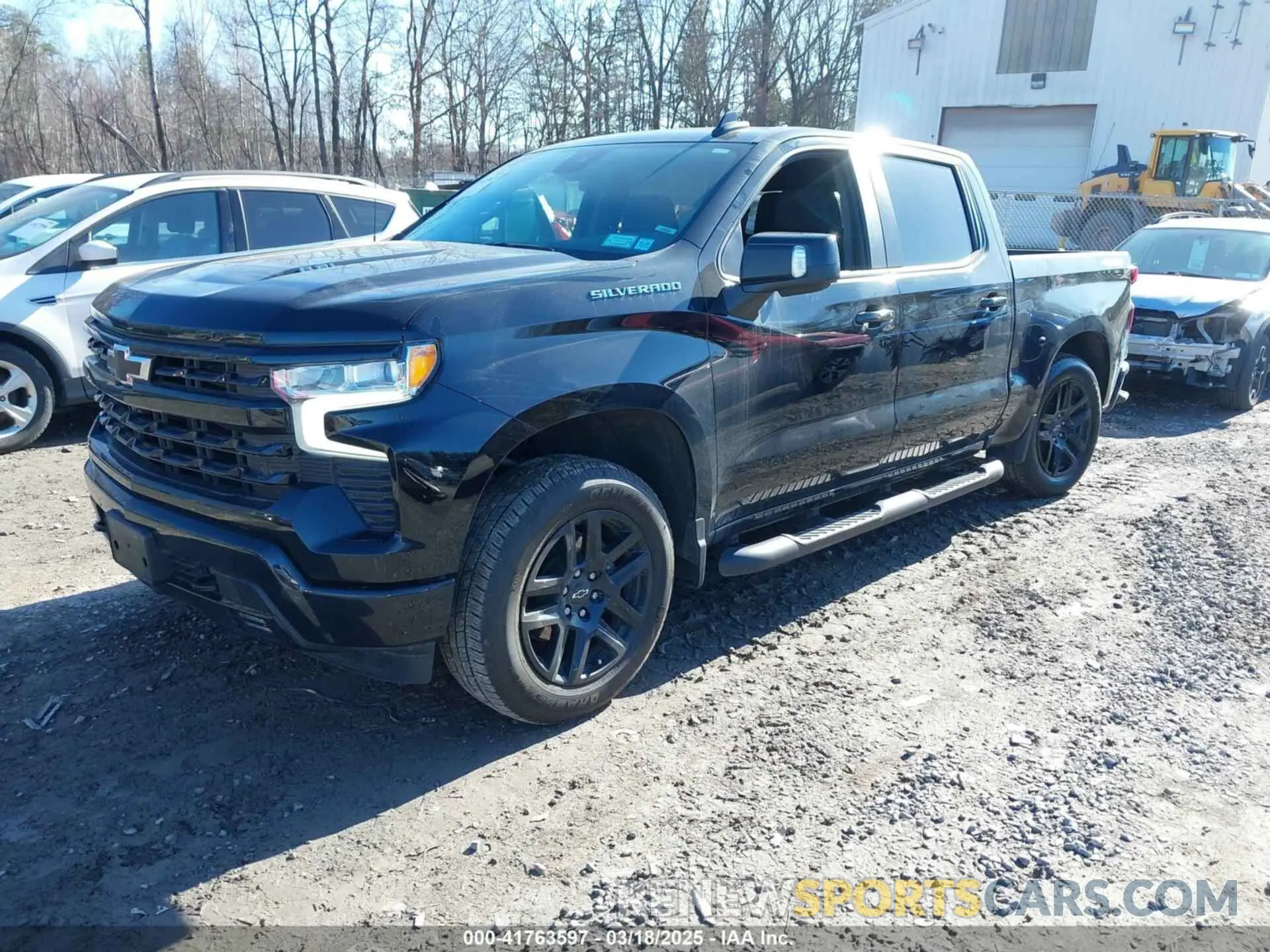 2 Photograph of a damaged car 1GCUDEEL4PZ303326 CHEVROLET SILVERADO 1500 2023