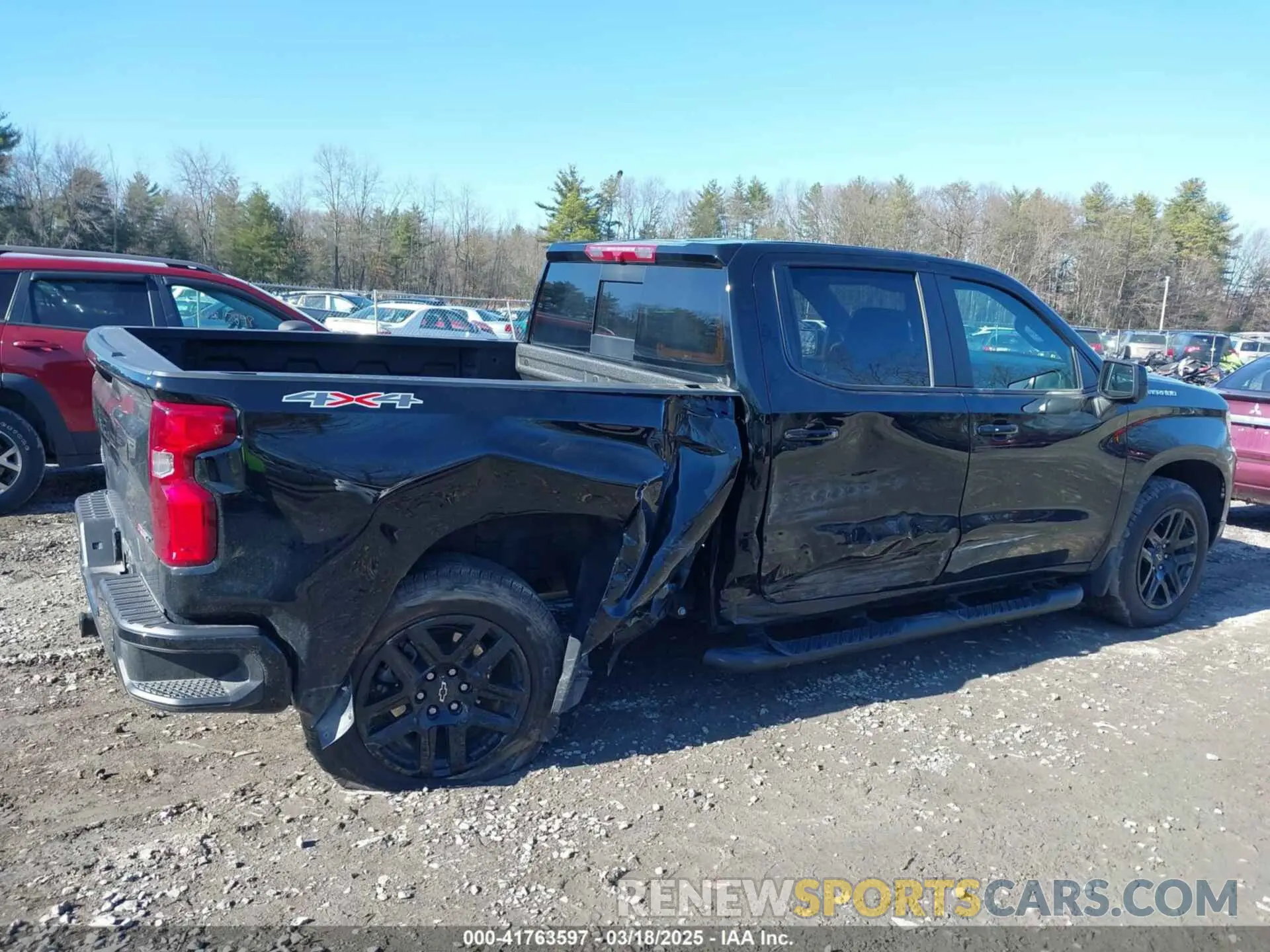 6 Photograph of a damaged car 1GCUDEEL4PZ303326 CHEVROLET SILVERADO 1500 2023