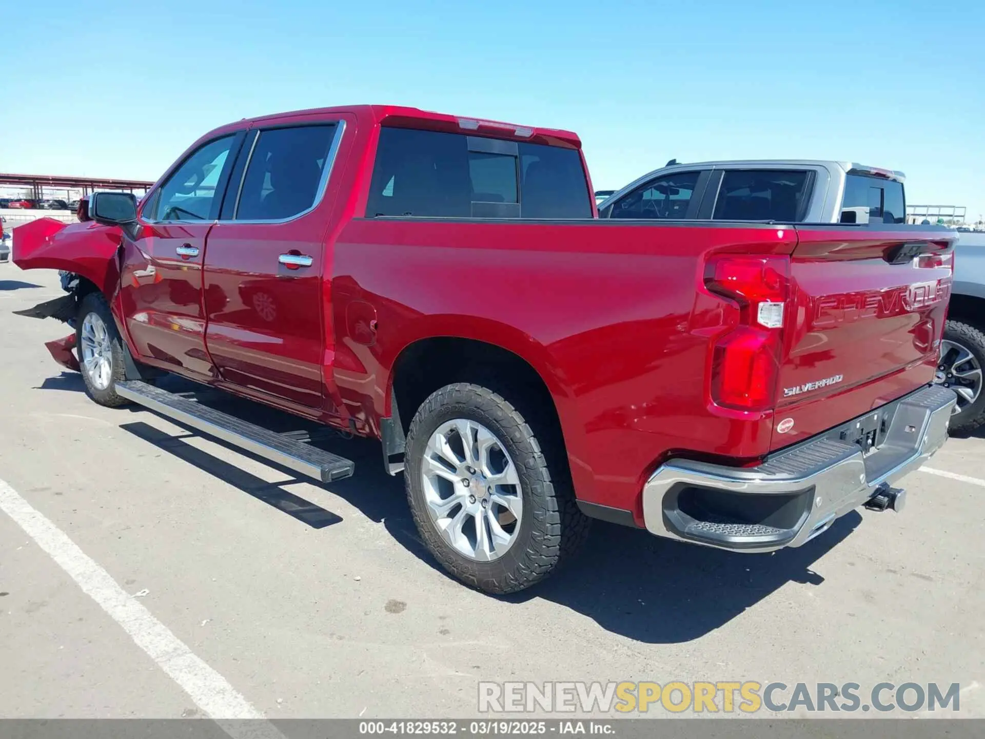 3 Photograph of a damaged car 1GCUDGE85PZ190638 CHEVROLET SILVERADO 1500 2023