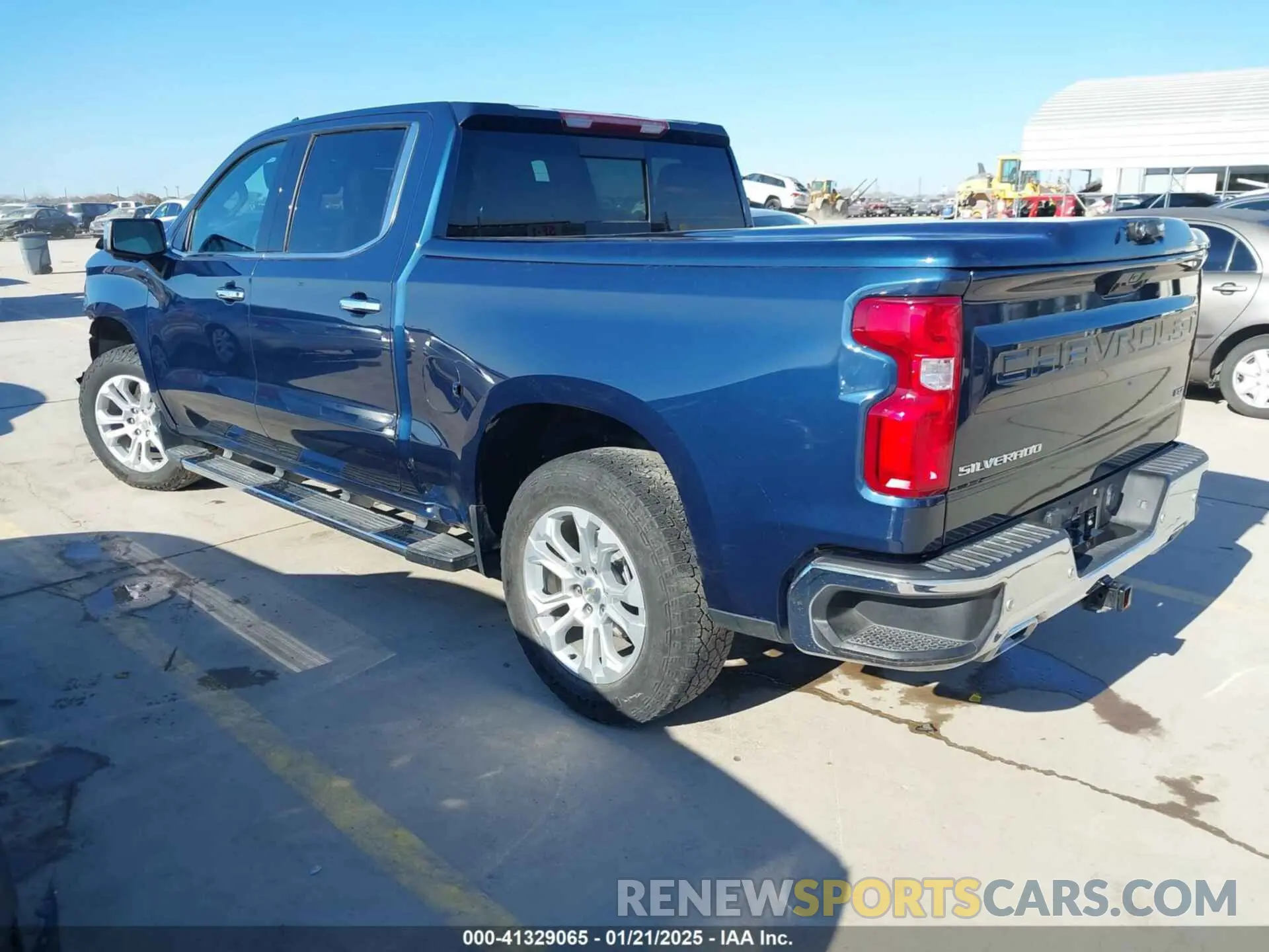 3 Photograph of a damaged car 1GCUDGE8XPZ241924 CHEVROLET SILVERADO 1500 2023