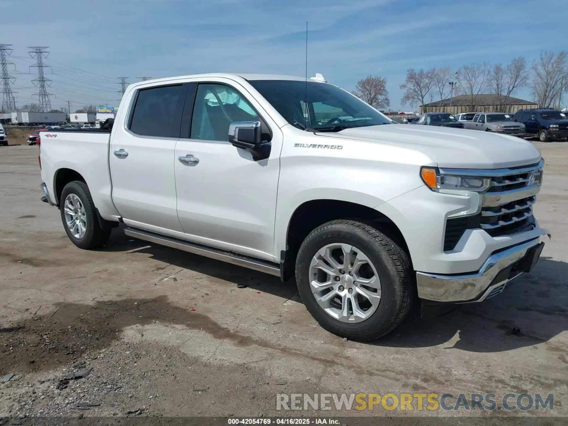 1 Photograph of a damaged car 1GCUDGEDXPZ127242 CHEVROLET SILVERADO 1500 2023