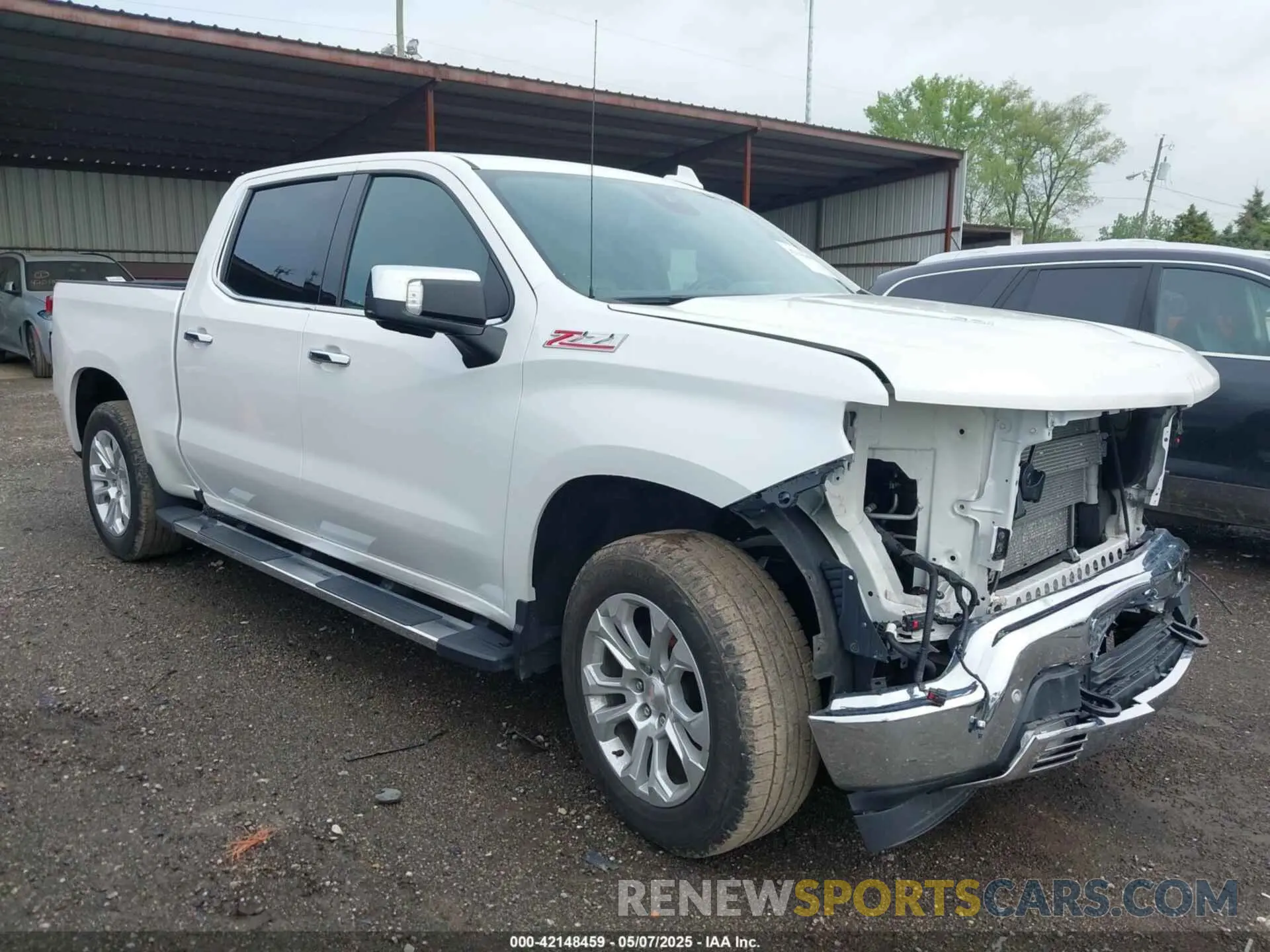 1 Photograph of a damaged car 1GCUDGEL1PZ176790 CHEVROLET SILVERADO 1500 2023