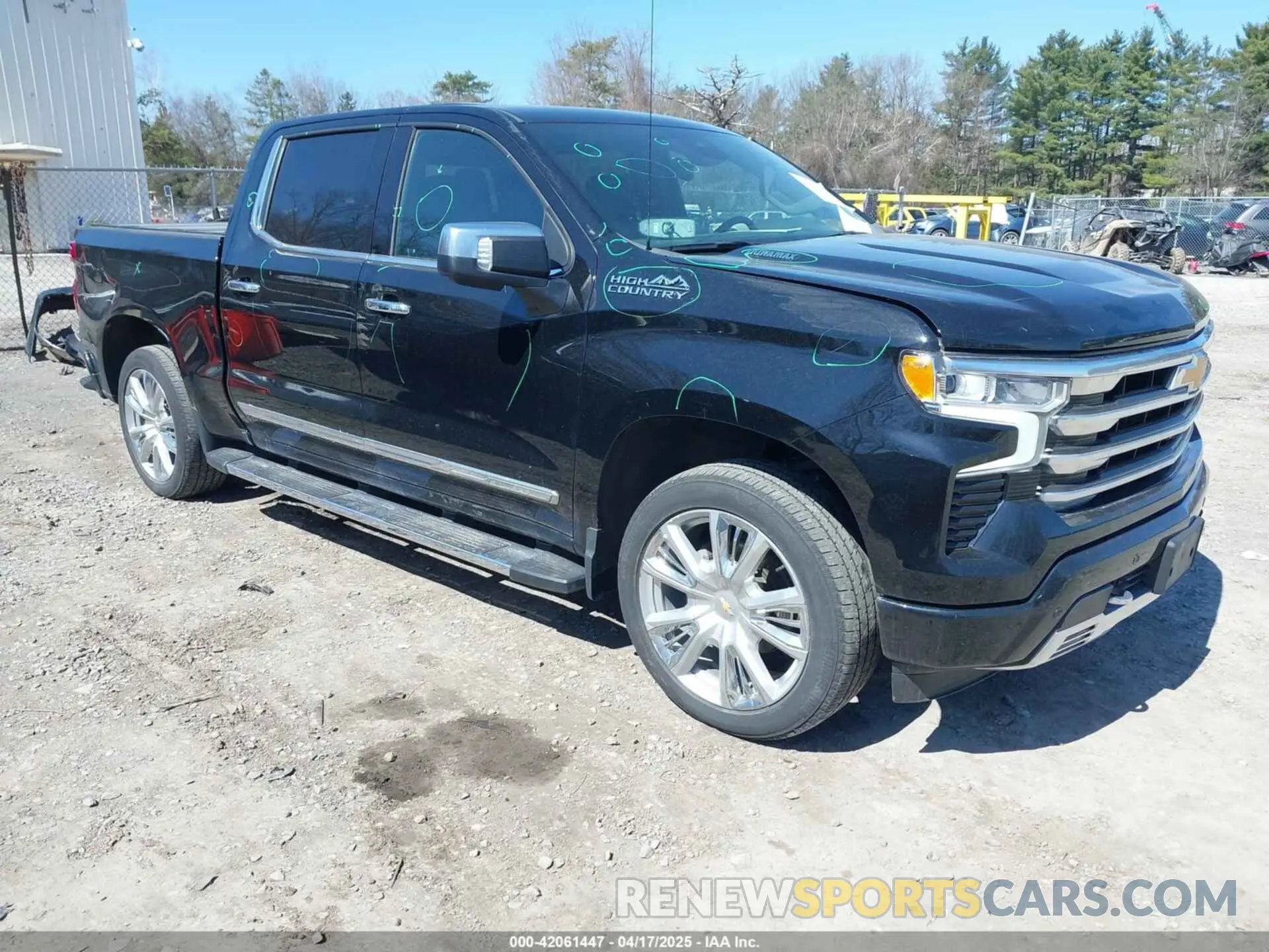 1 Photograph of a damaged car 1GCUDJE82PZ244782 CHEVROLET SILVERADO 1500 2023
