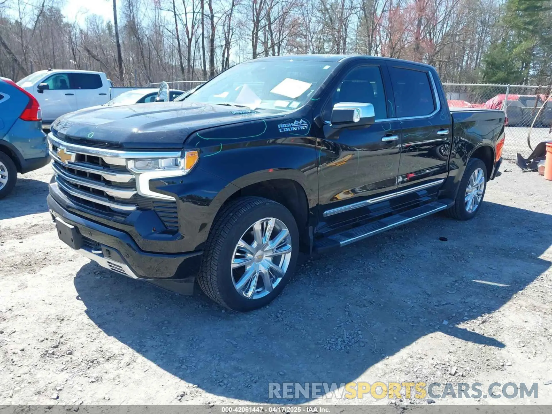 2 Photograph of a damaged car 1GCUDJE82PZ244782 CHEVROLET SILVERADO 1500 2023