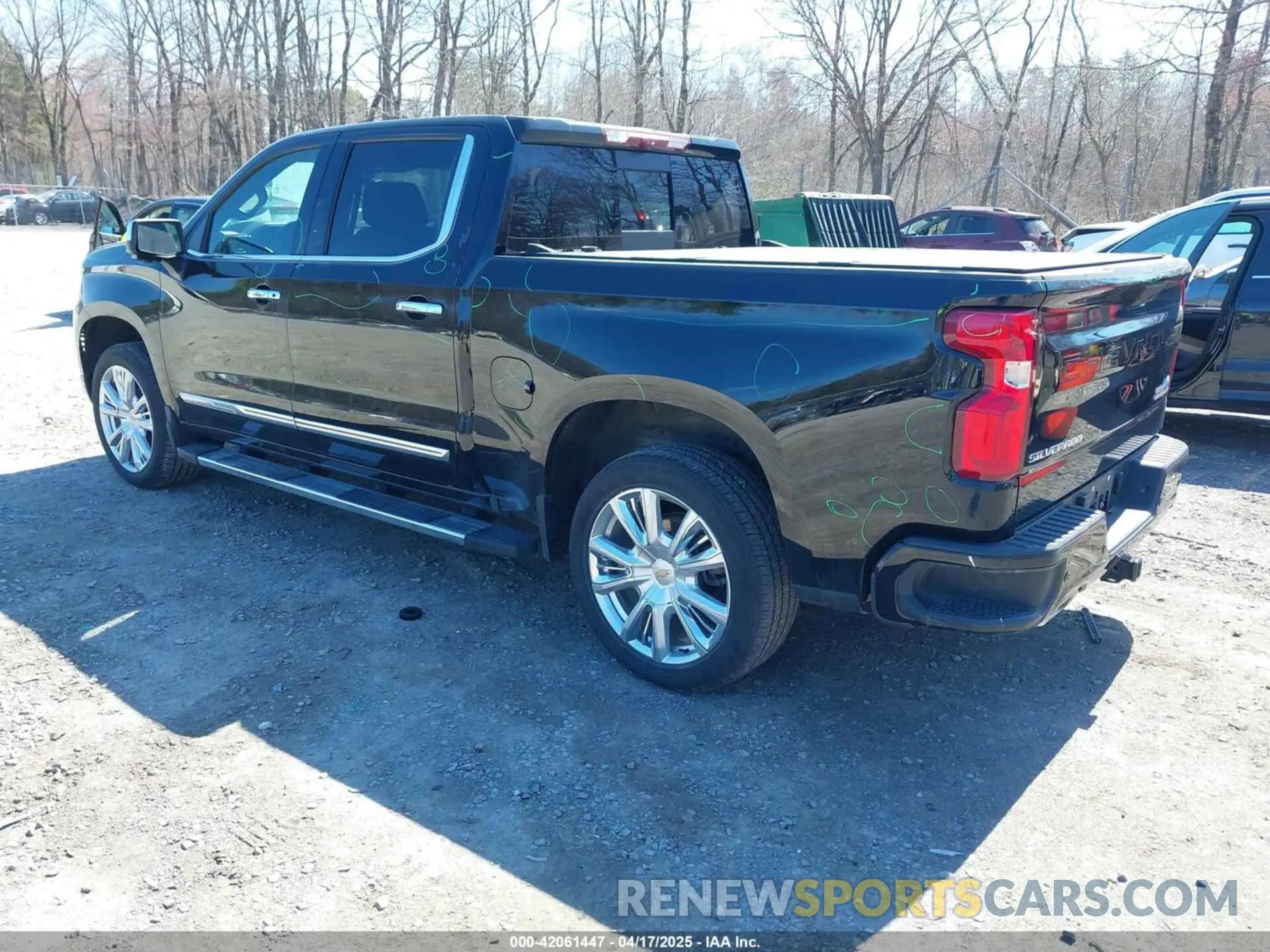 3 Photograph of a damaged car 1GCUDJE82PZ244782 CHEVROLET SILVERADO 1500 2023