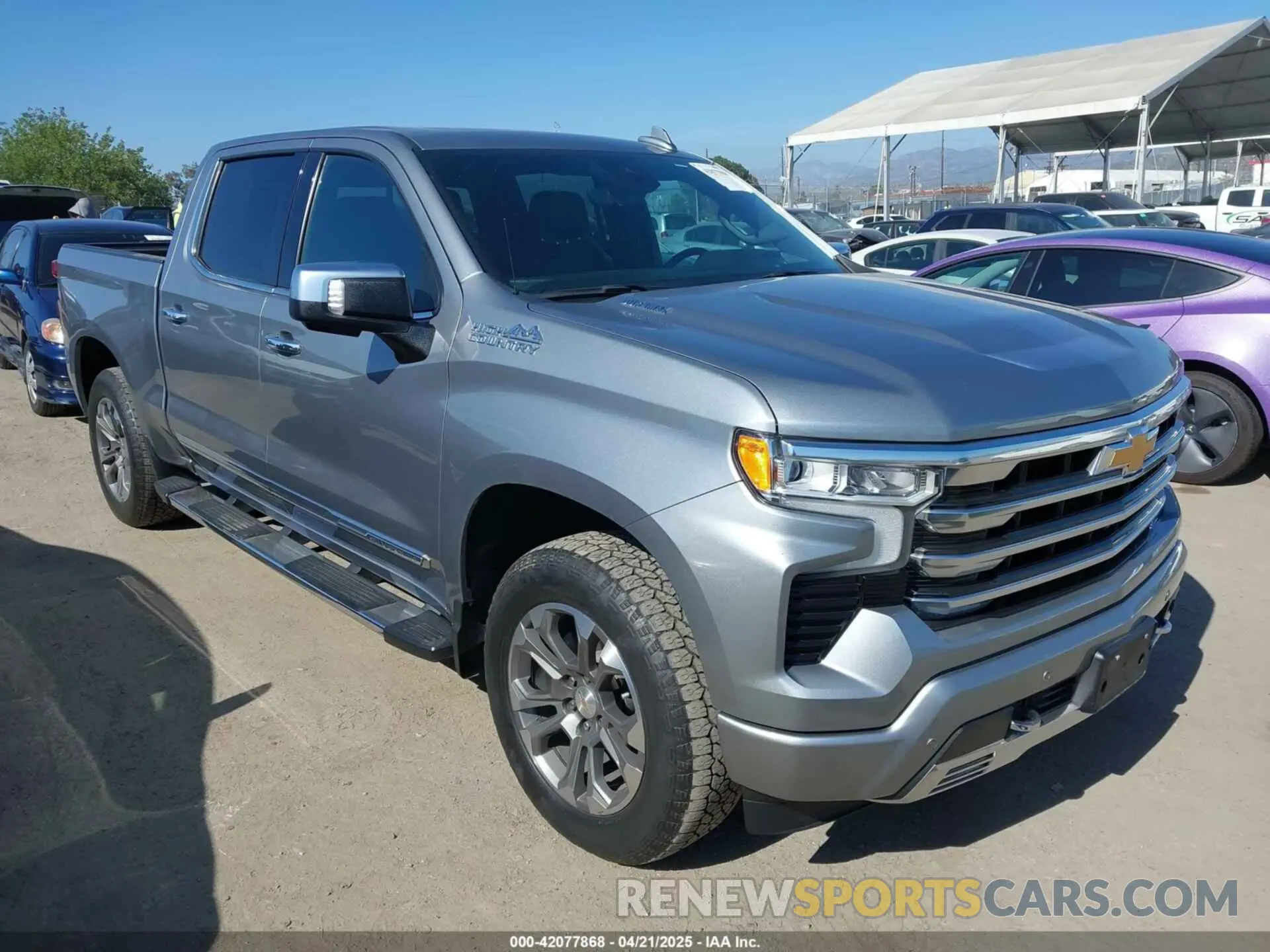 1 Photograph of a damaged car 1GCUDJE88PZ135954 CHEVROLET SILVERADO 1500 2023