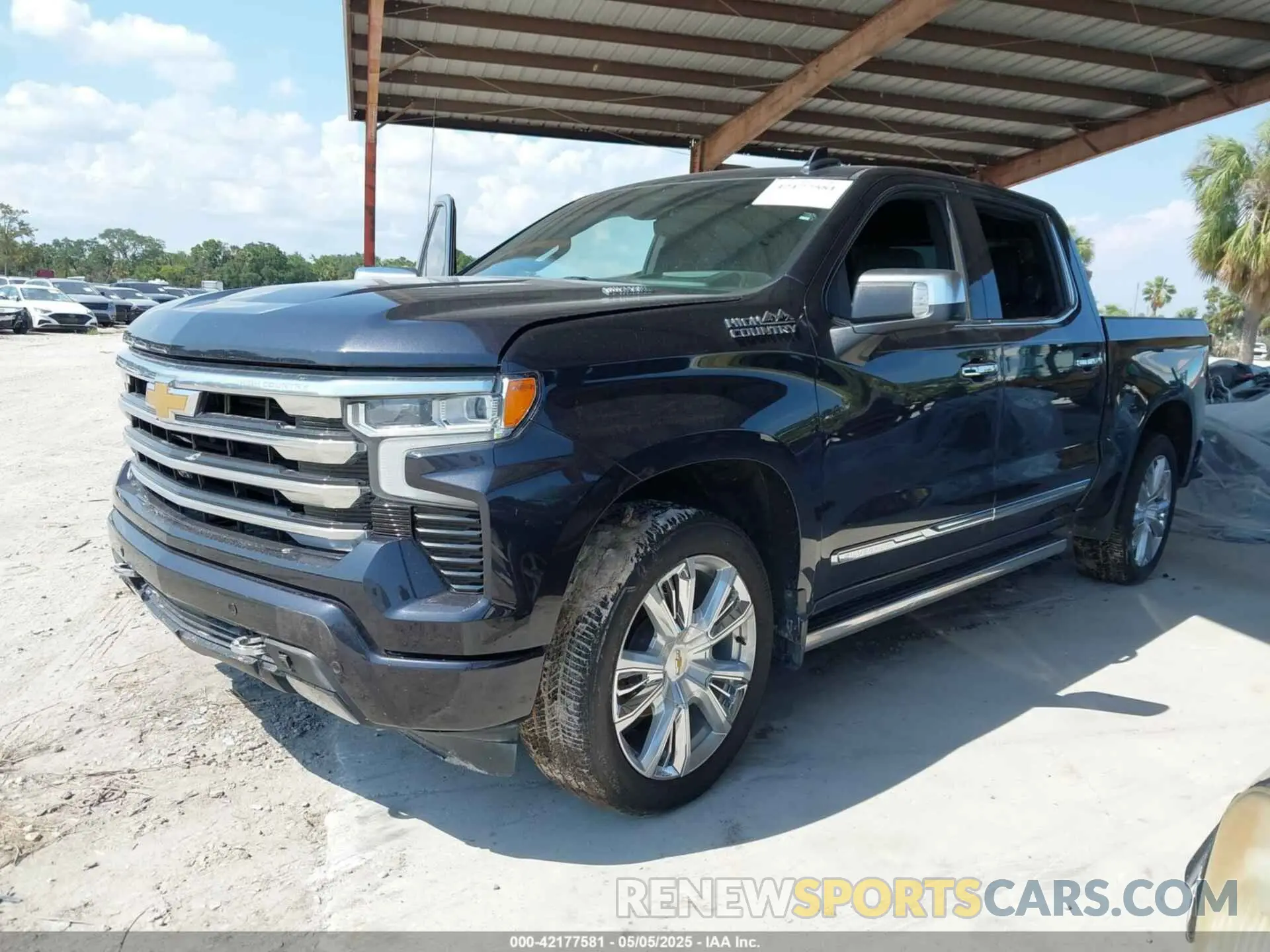 2 Photograph of a damaged car 1GCUDJE8XPZ195721 CHEVROLET SILVERADO 1500 2023