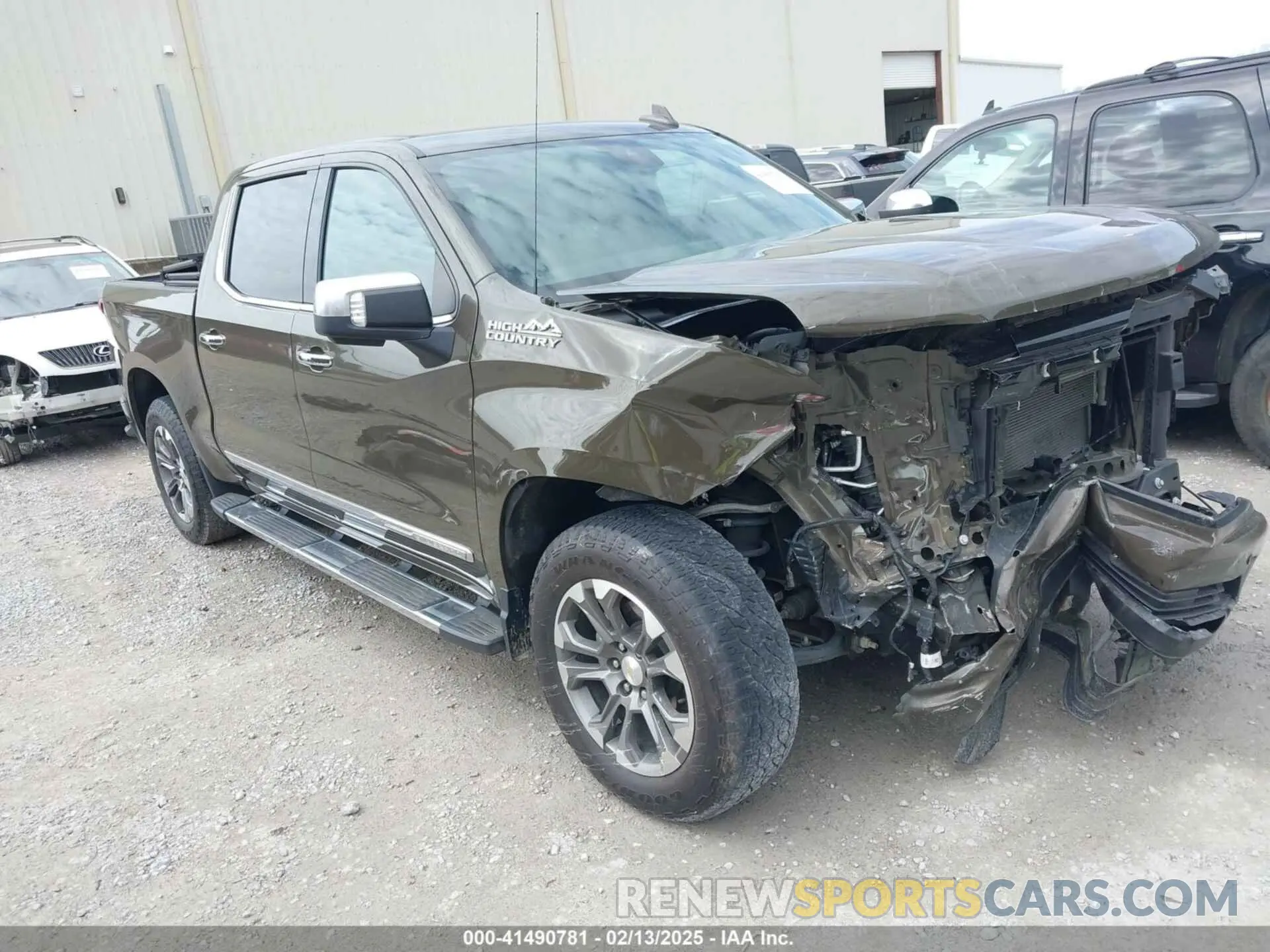 1 Photograph of a damaged car 1GCUDJED7PZ289018 CHEVROLET SILVERADO 1500 2023