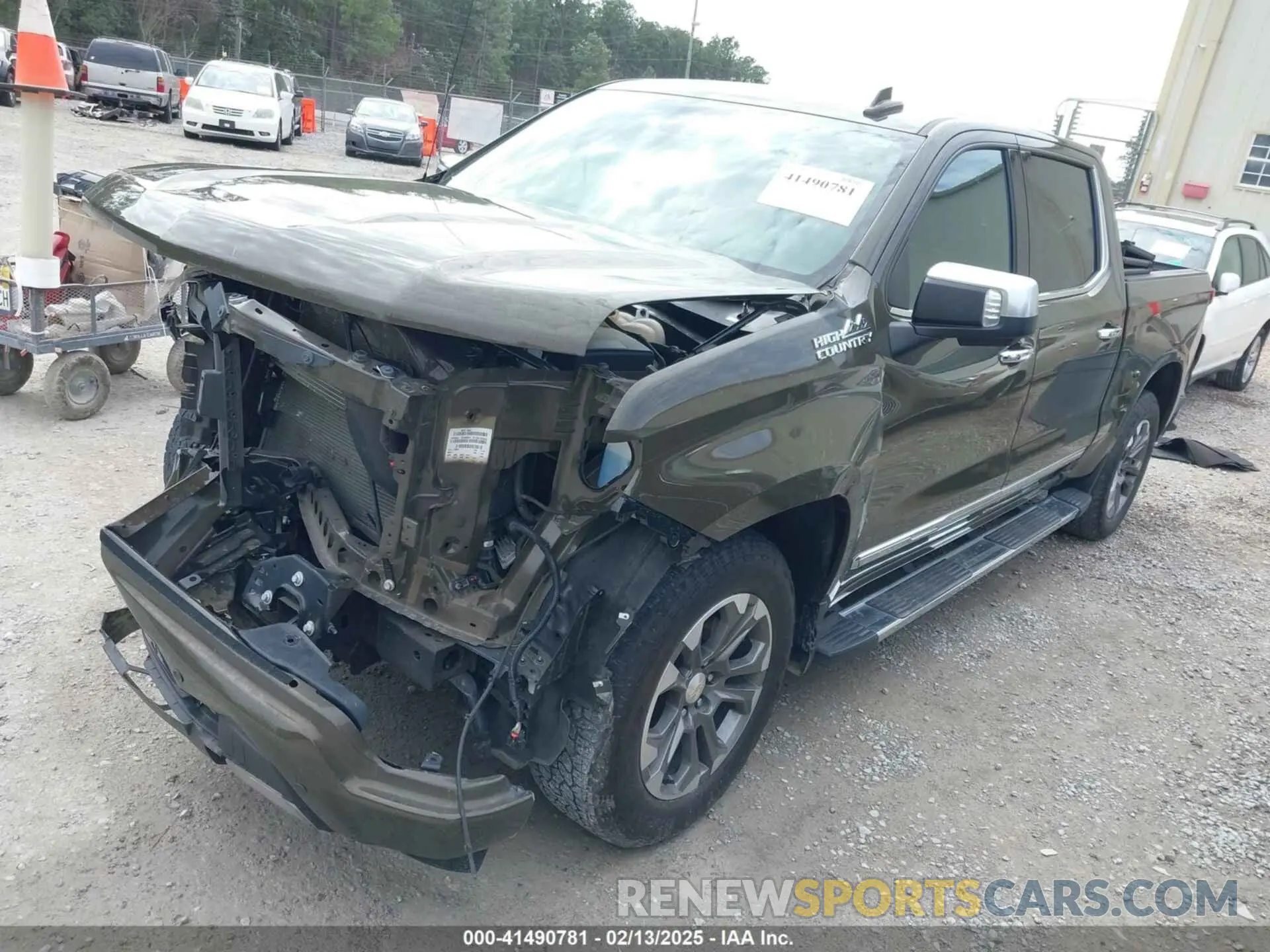 2 Photograph of a damaged car 1GCUDJED7PZ289018 CHEVROLET SILVERADO 1500 2023