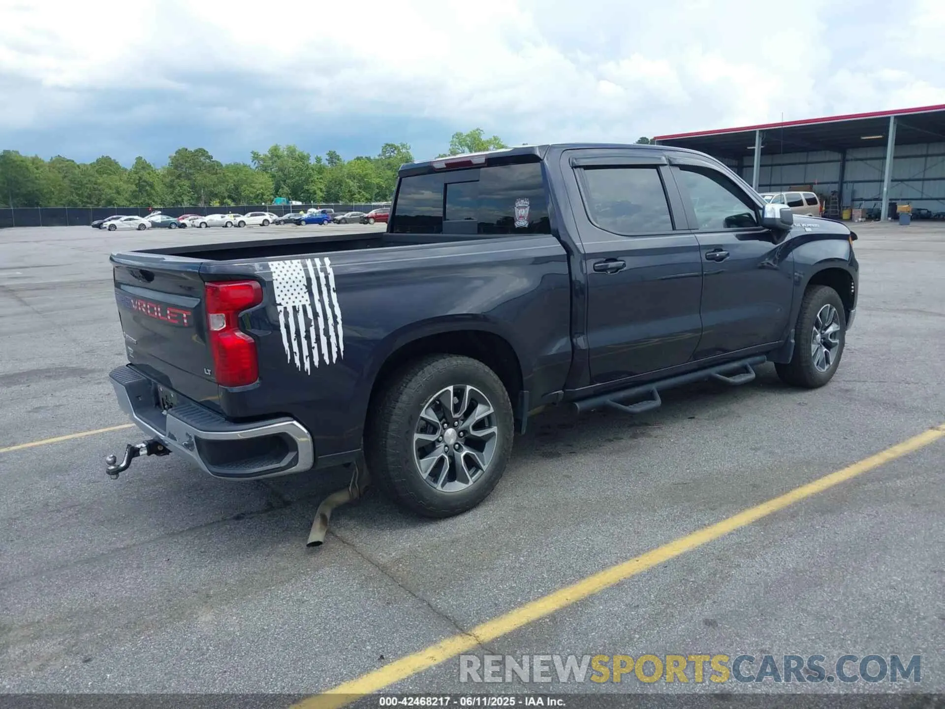 4 Photograph of a damaged car 2GCPACED2P1140798 CHEVROLET SILVERADO 1500 2023