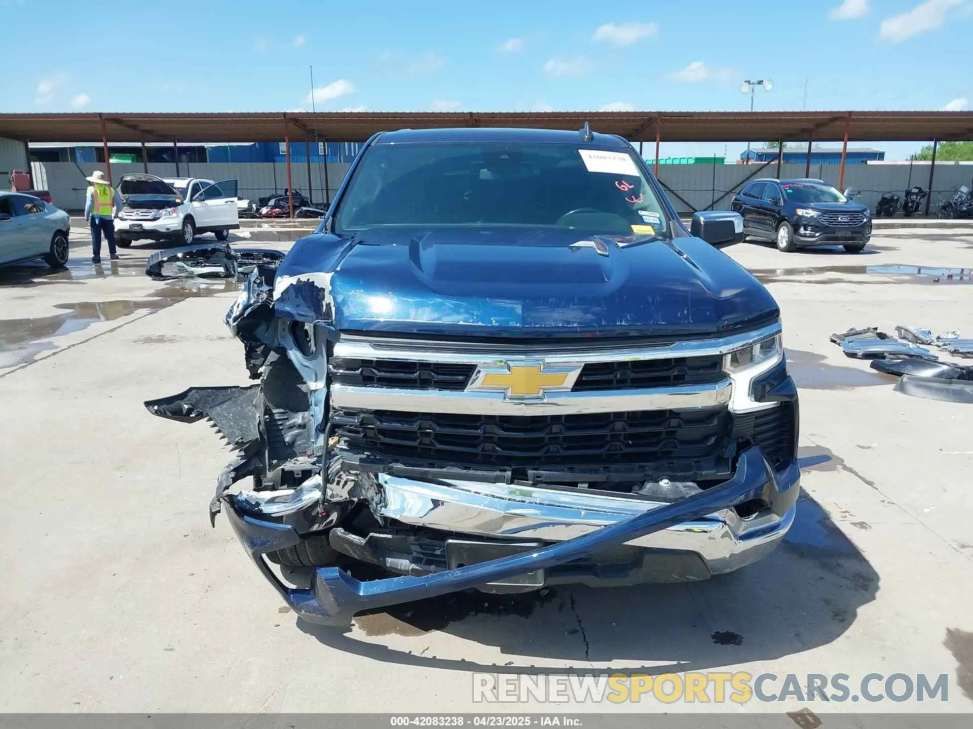 13 Photograph of a damaged car 2GCPACED3P1125744 CHEVROLET SILVERADO 1500 2023