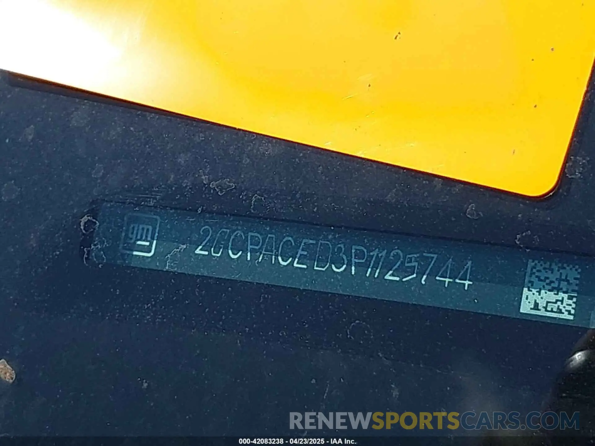 18 Photograph of a damaged car 2GCPACED3P1125744 CHEVROLET SILVERADO 1500 2023