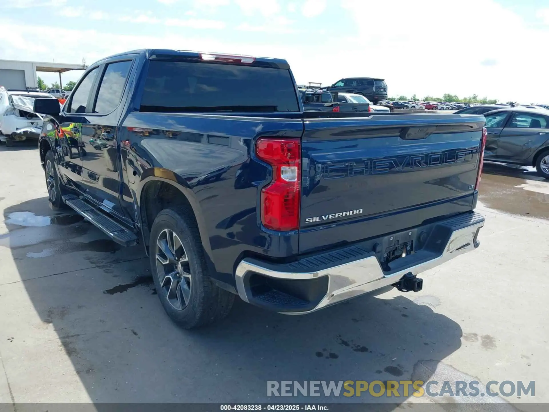 3 Photograph of a damaged car 2GCPACED3P1125744 CHEVROLET SILVERADO 1500 2023