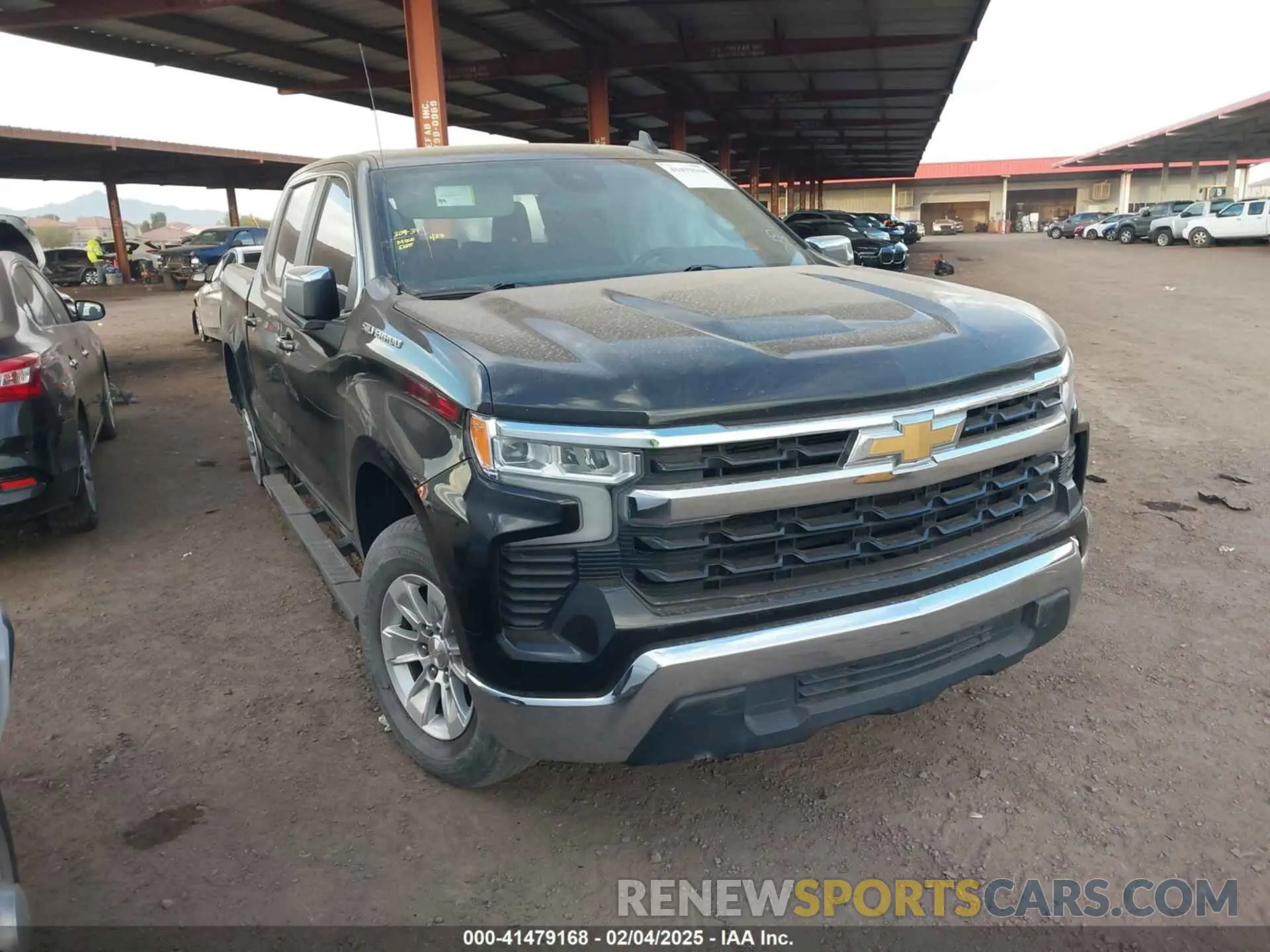 1 Photograph of a damaged car 2GCPACED6P1115306 CHEVROLET SILVERADO 1500 2023