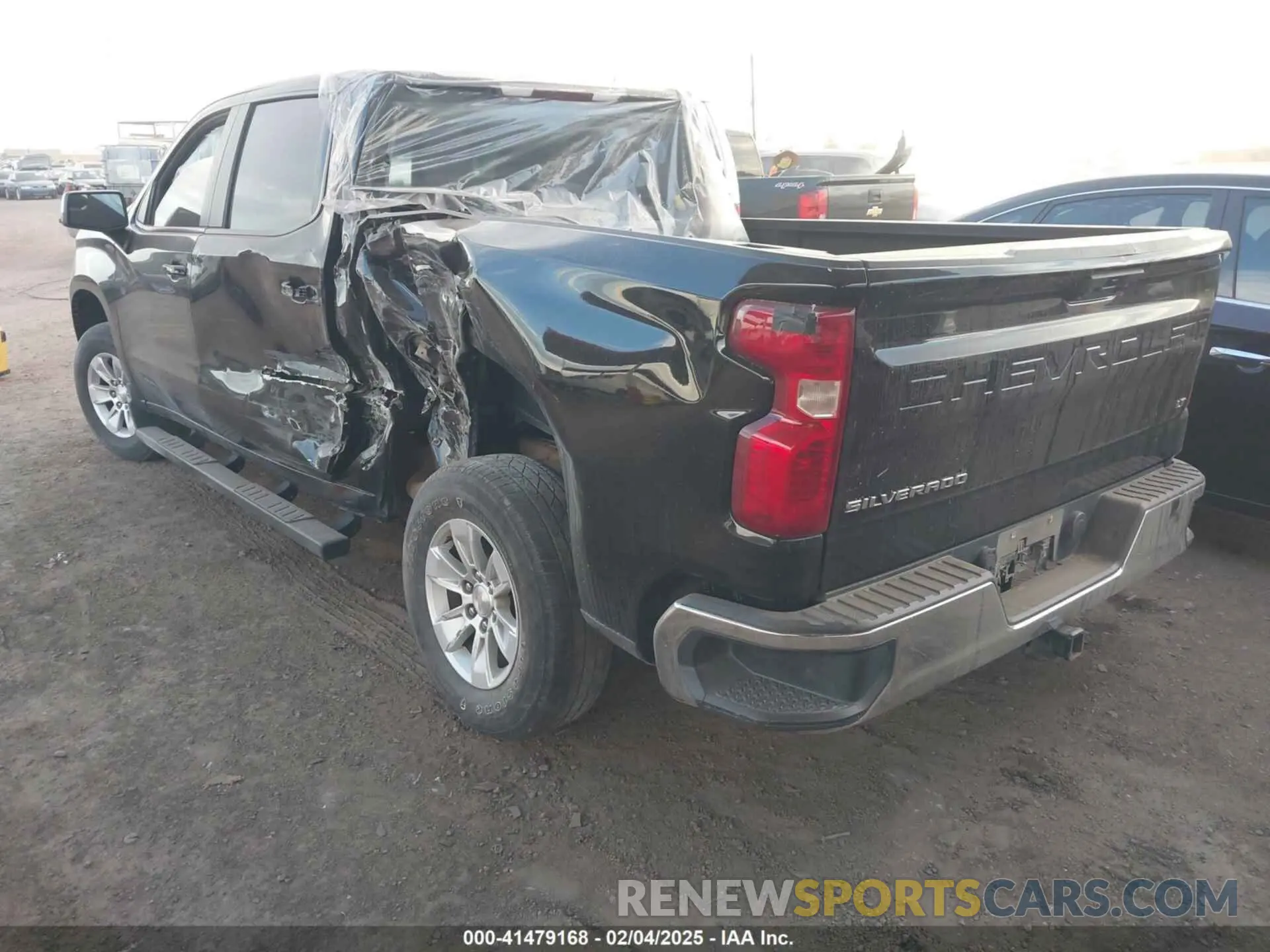 3 Photograph of a damaged car 2GCPACED6P1115306 CHEVROLET SILVERADO 1500 2023