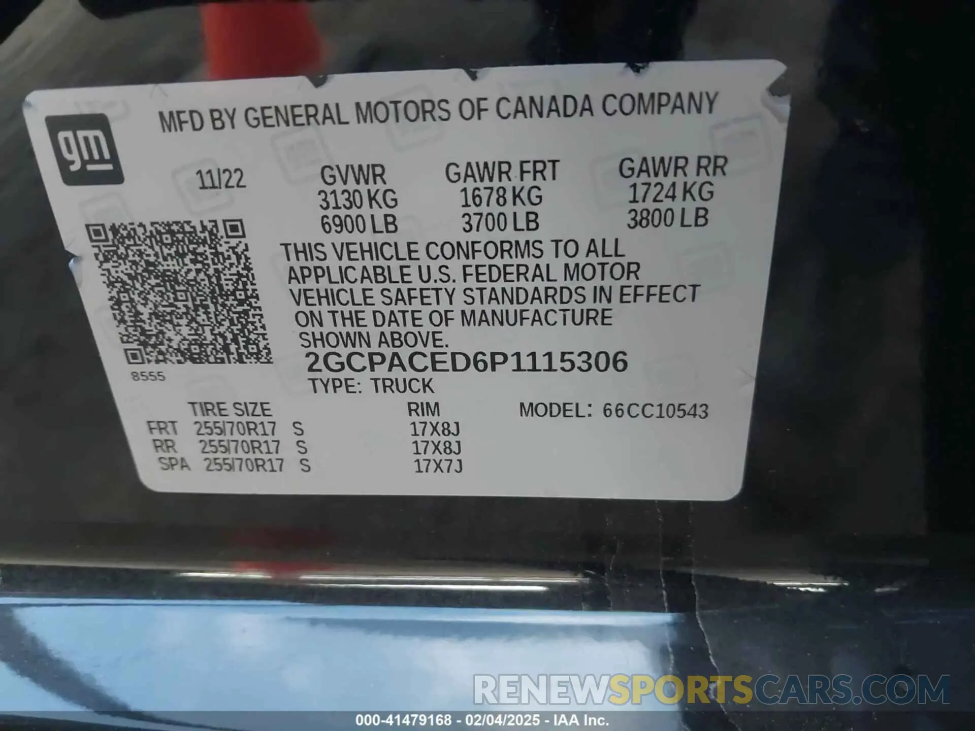 9 Photograph of a damaged car 2GCPACED6P1115306 CHEVROLET SILVERADO 1500 2023