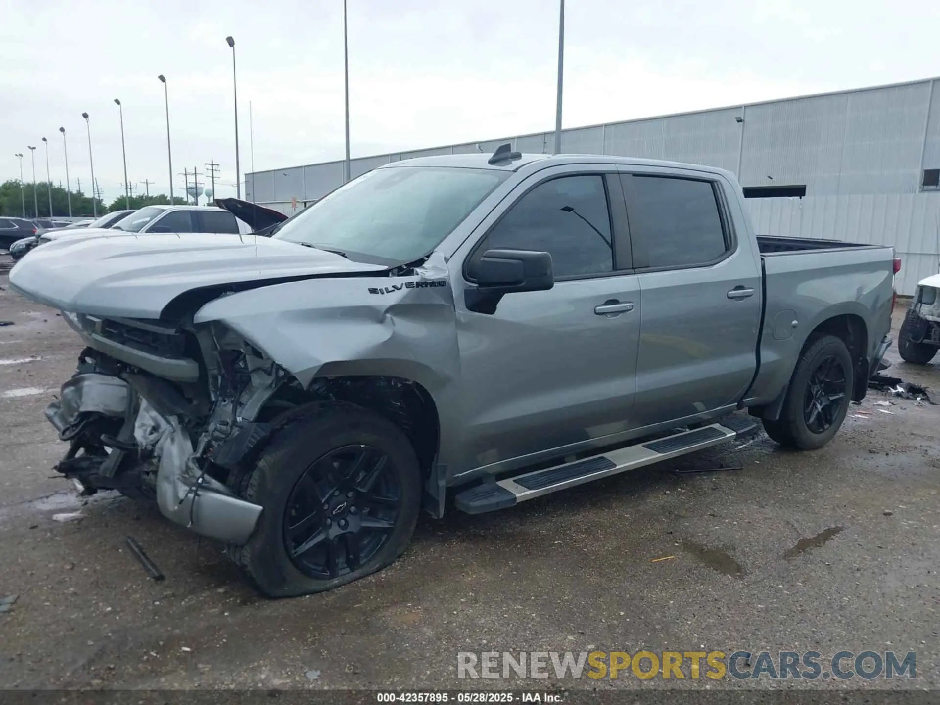2 Photograph of a damaged car 2GCPADED5P1139988 CHEVROLET SILVERADO 1500 2023