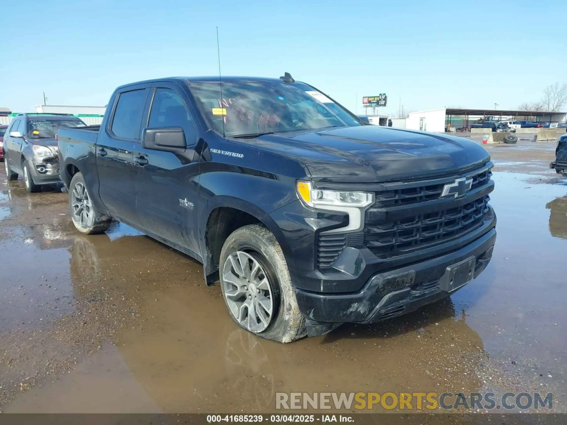 1 Photograph of a damaged car 2GCPADED6P1128112 CHEVROLET SILVERADO 1500 2023