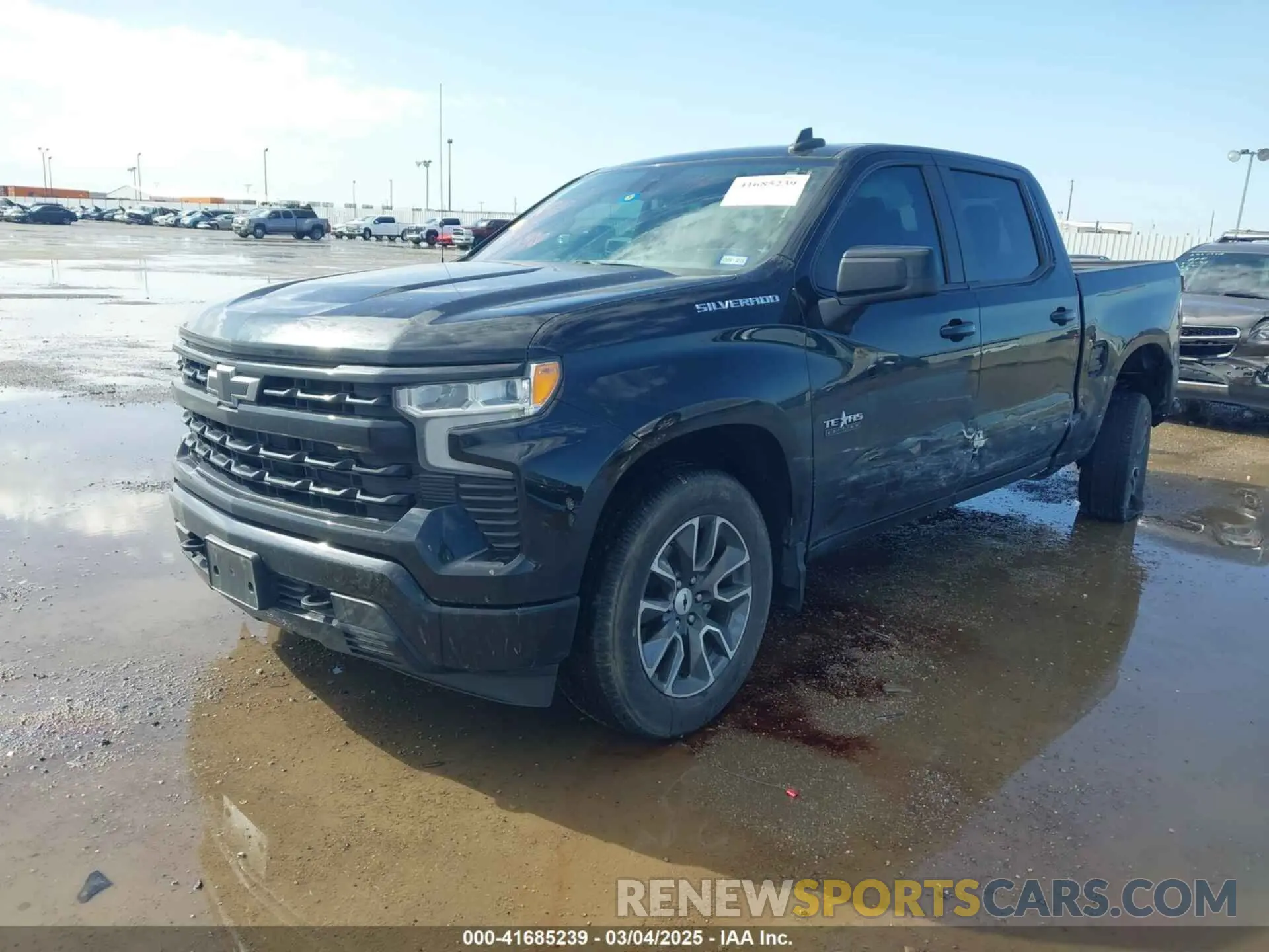 2 Photograph of a damaged car 2GCPADED6P1128112 CHEVROLET SILVERADO 1500 2023