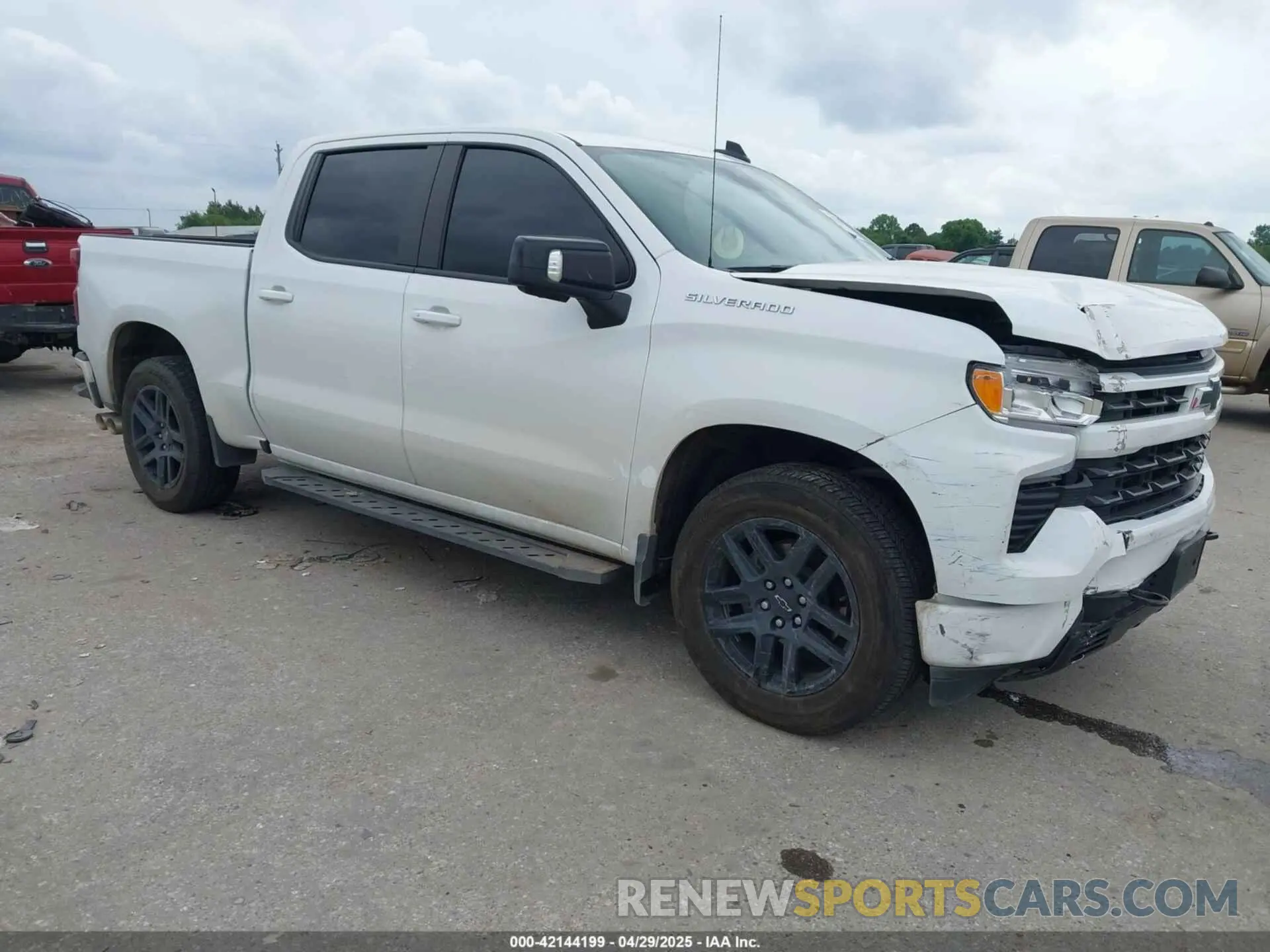 1 Photograph of a damaged car 2GCPADED7P1121069 CHEVROLET SILVERADO 1500 2023