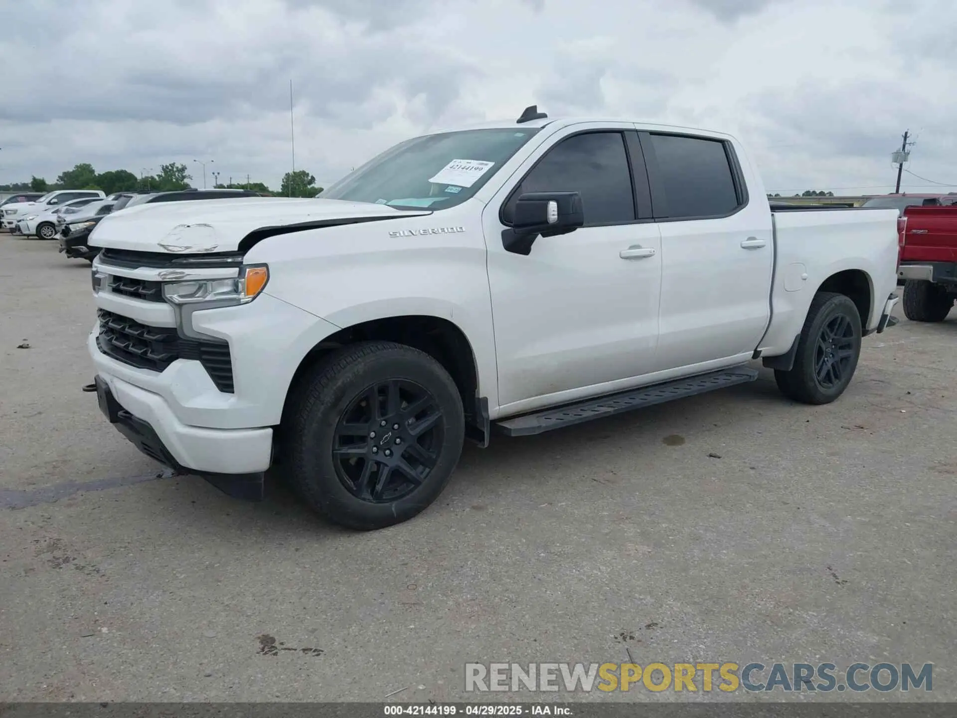 2 Photograph of a damaged car 2GCPADED7P1121069 CHEVROLET SILVERADO 1500 2023